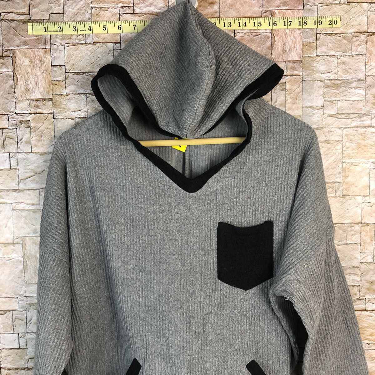 Japanese Brand Rapichie Grey Hoodie Knitwear #A508 Size M / US 6-8 / IT 42-44 - 5 Thumbnail