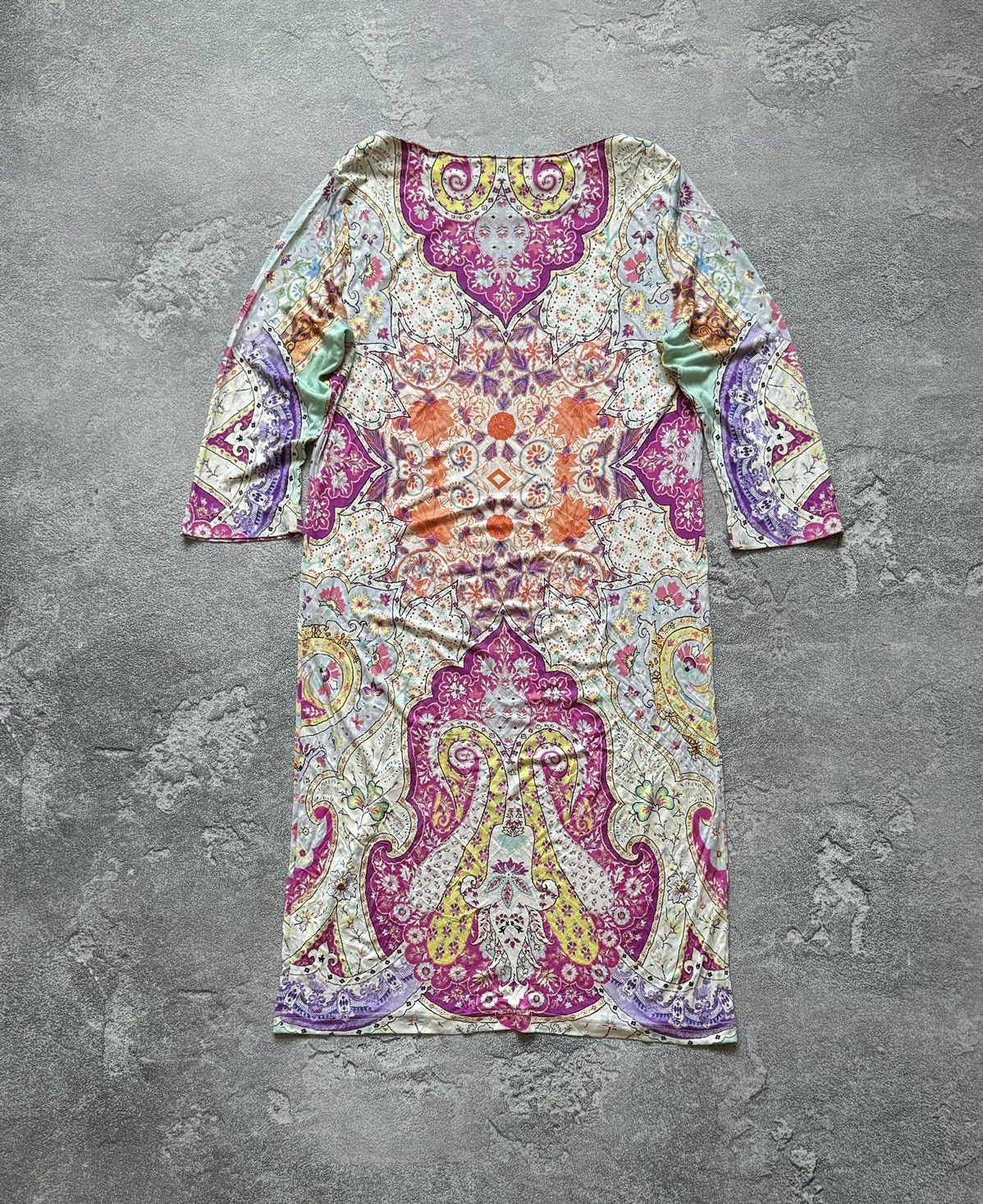 Etro Etro 44IT all printed flowers 🌺 long dress / long sleeve Size M / US 6-8 / IT 42-44 - 13 Thumbnail