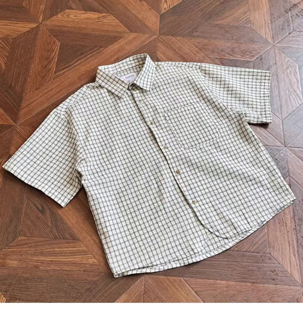 Vintage Men's Retro Loose-Fit Plaid Shirt Size US M / EU 48-50 / 2 - 2 Thumbnail