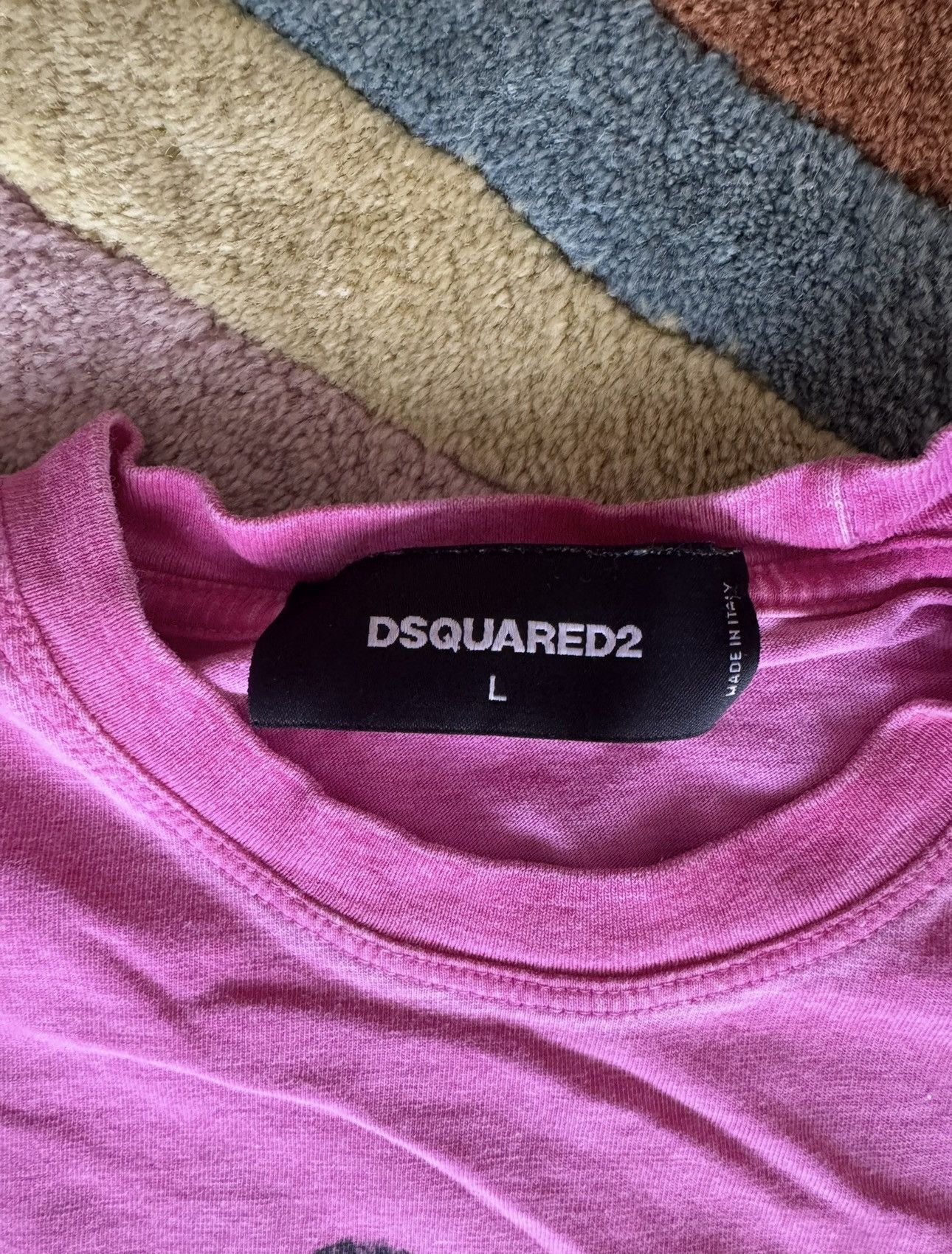 Dsquared2 DSQUARED2 Pink Hand T-Shirt Size US S / EU 44-46 / 1 - 3 Thumbnail