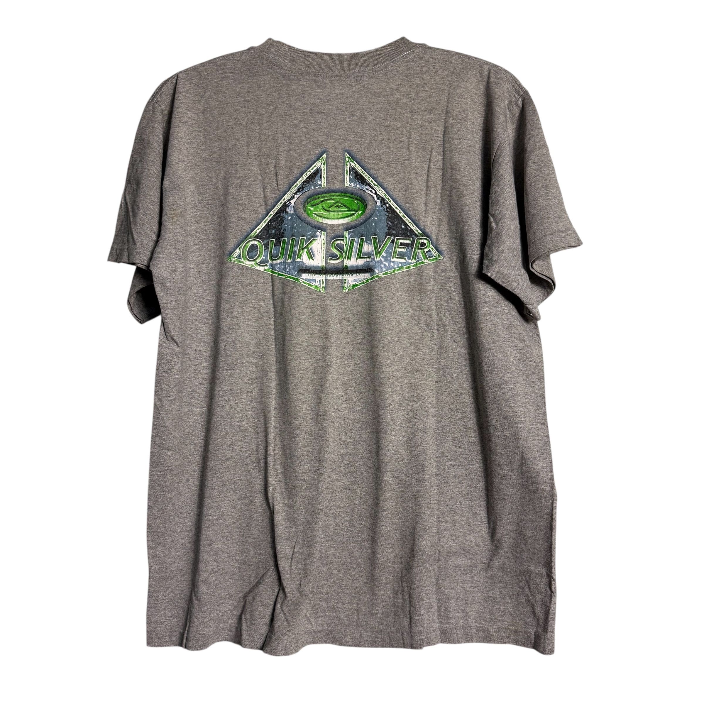 Quiksilver 🔥RARE🔥Vintage Quiksilver Spell Out T-shirt Single Stich Size US L / EU 52-54 / 3 - 1 Thumbnail