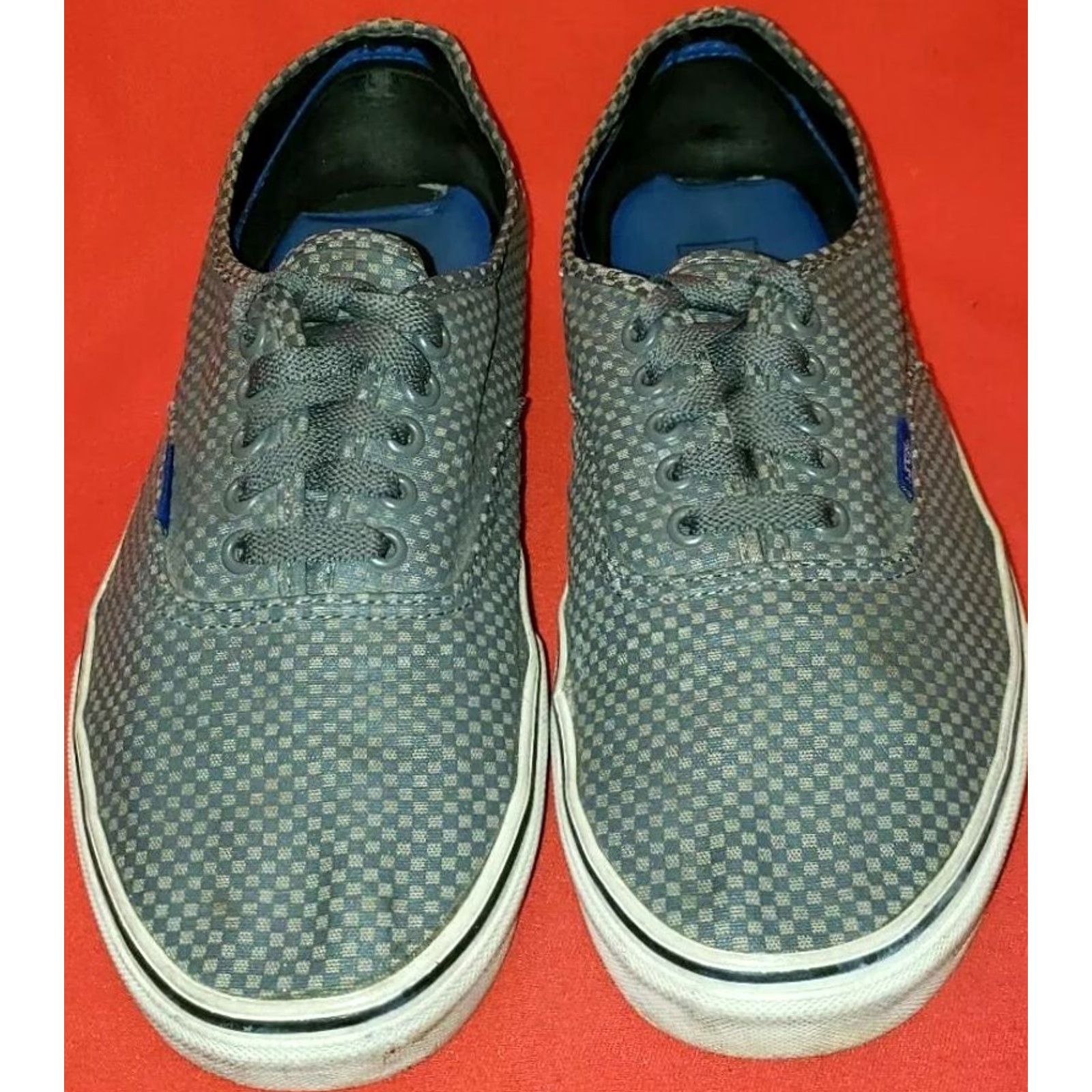 Vans VANS Men's Casual Sneakers Size 11M Gray Two-Tone Small Checkerboard Pattern Shoes Size US 11 / EU 44 - 3 Thumbnail