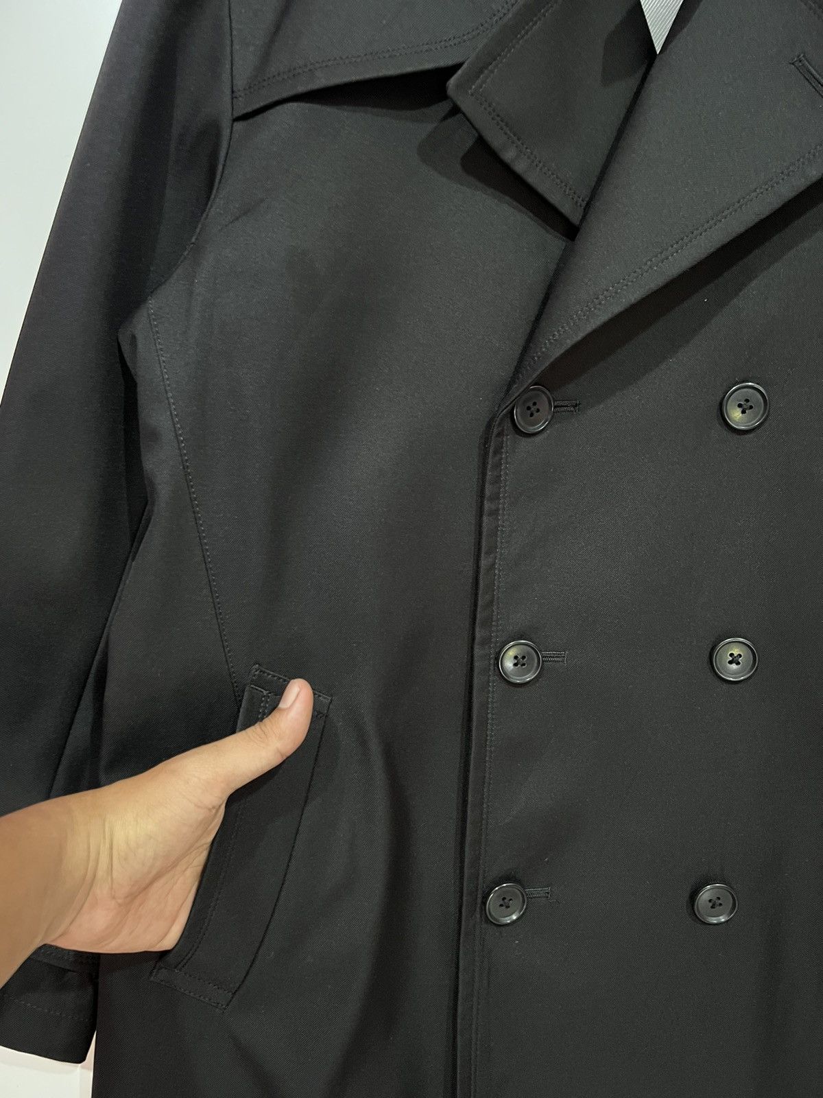 Japanese Brand × Other 🔥 DOUBLE BREASTED JAPANESE THEMESPOINT TRENCH COAT - M Size US S / EU 44-46 / 1 - 6 Thumbnail