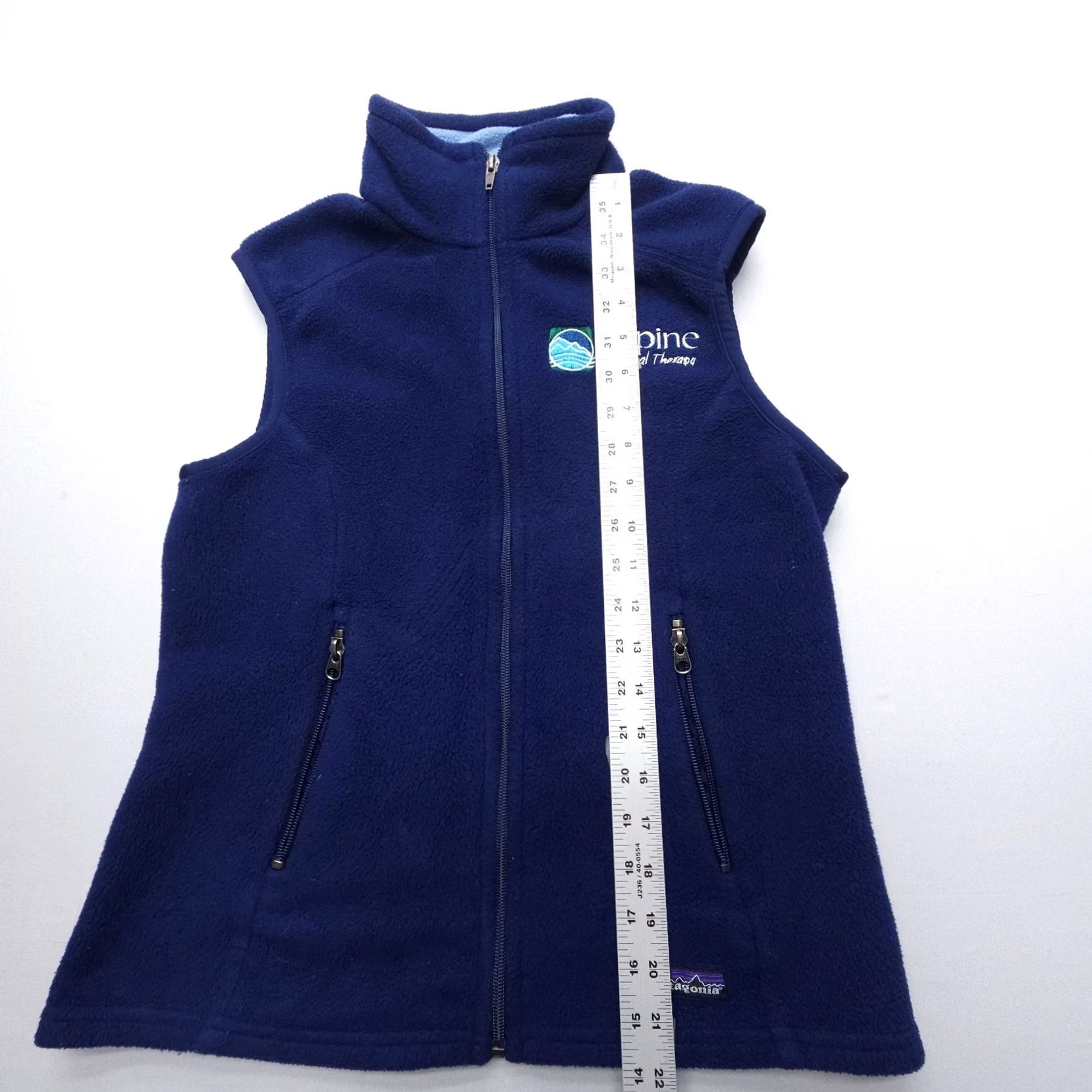 Patagonia Patagonia Synchilla Vest Womens Medium Blue Lightweight Y2K Logo Size M / US 6-8 / IT 42-44 - 6 Thumbnail