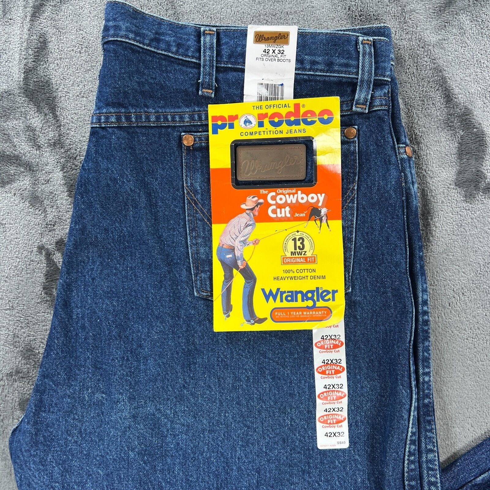 Wrangler Wrangler Pro Rodeo Cowboy Cut Jeans Men 42x32 Y2K 2000 Vinta Size US 42 / EU 58 - 12 Thumbnail