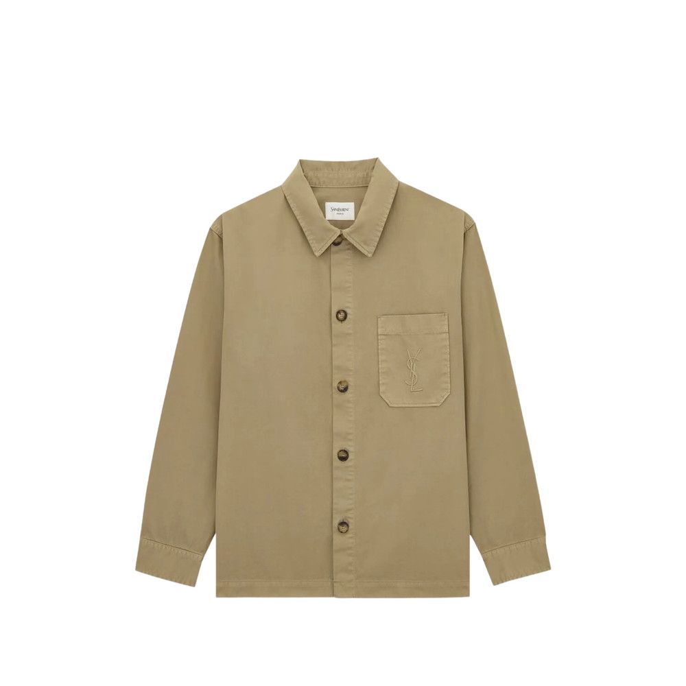 Saint Laurent Paris Saint Laurent NEUTRALS Jackets - Shirt Jackets Size US XXL / EU 58 / 5 - 1 Thumbnail