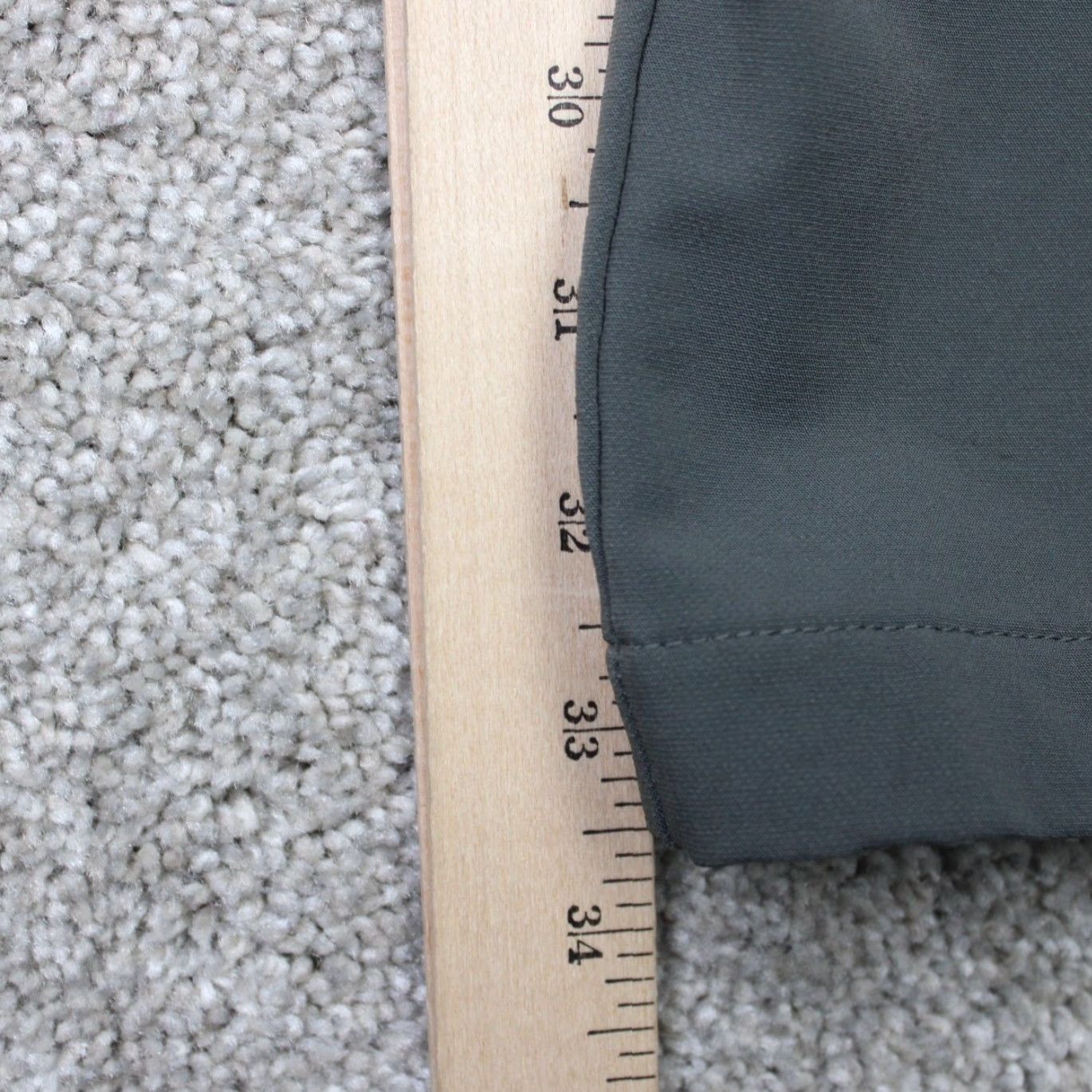 Vintage Cloudveil Pants Mens Large Gray Cargo Zip Pocket Poly Zip Ankles Hiking (36x34) Size US 33 - 3 Thumbnail