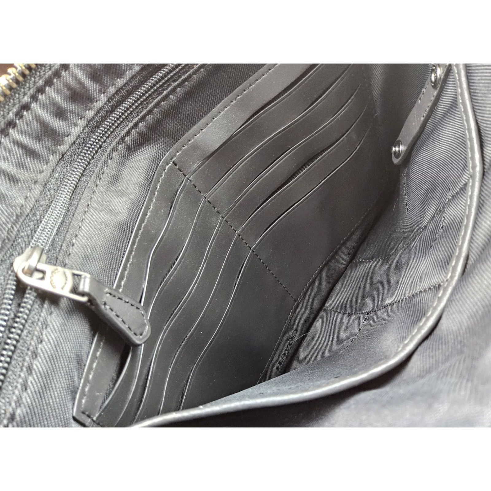 Coach Coach Denim Clutch Case Wallet Bag Women Blue 12x8.5 Denim Multipurpose NWT Size ONE SIZE - 5 Thumbnail