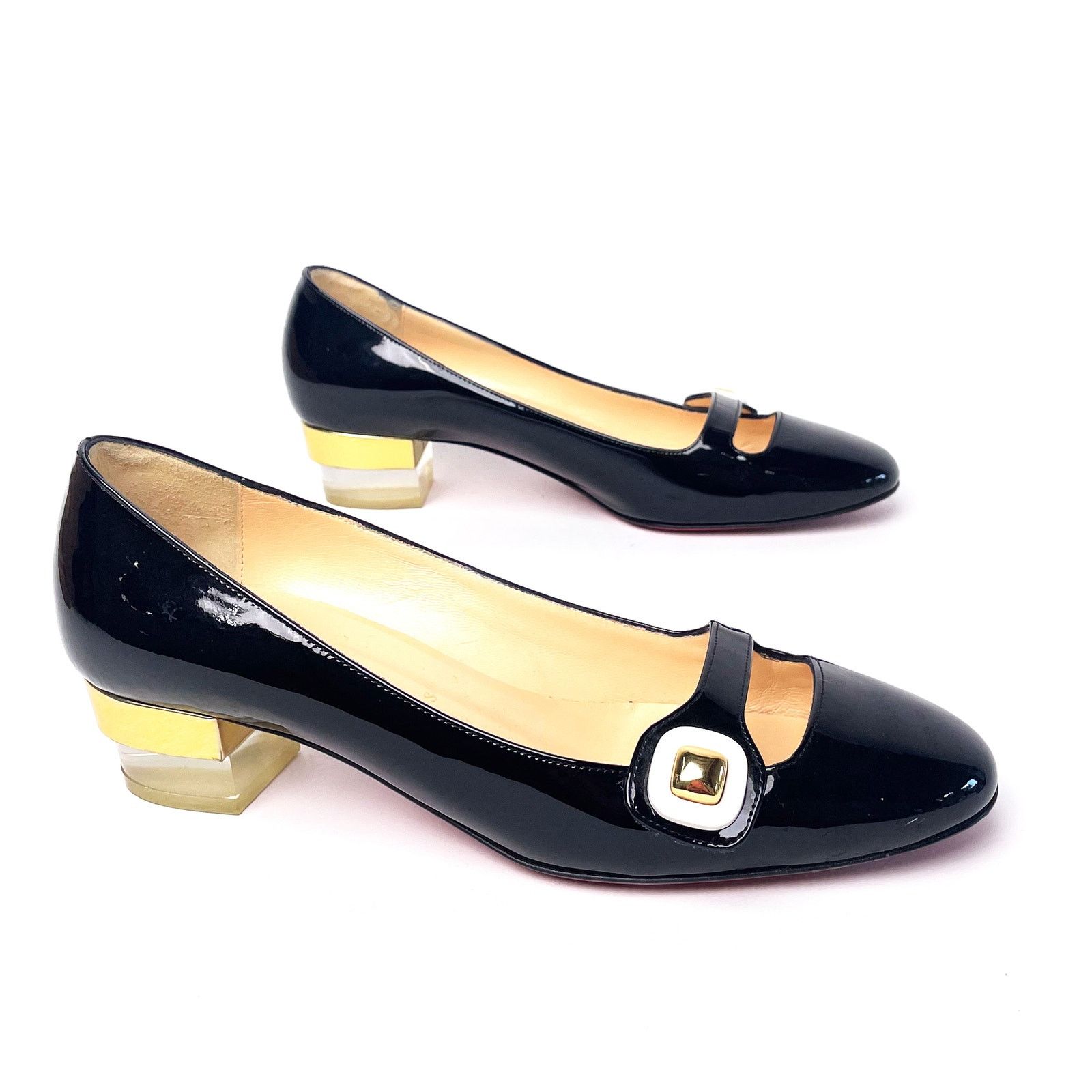 Christian Louboutin Patent Mary Janes Size US 7.5 / IT 37.5 - 2 Thumbnail