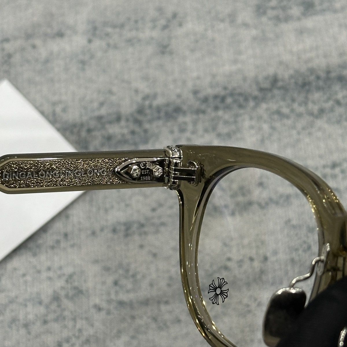 Chrome Hearts CHROME HEARTS DINGALONGLINGLONG ARMY EYEGLASSES Size ONE SIZE - 7 Thumbnail