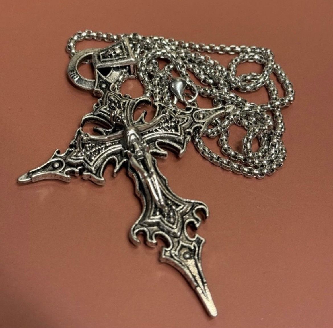 Affliction Grunge Cross Necklace Size ONE SIZE - 5 Thumbnail