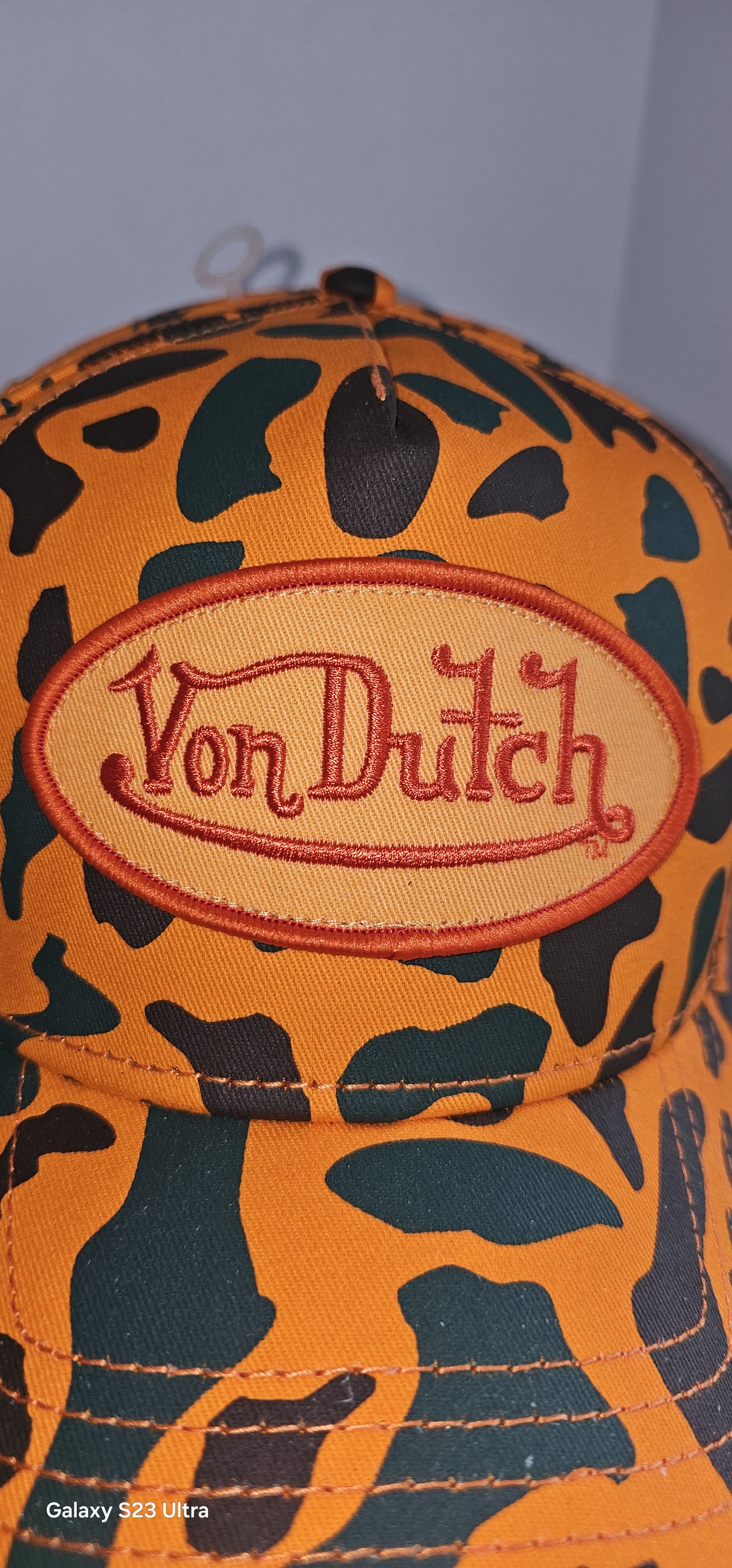 Von Dutch ORANGE CAMOUFLAGE VON DUTCH TRUCKER STYLE Size ONE SIZE - 6 Thumbnail