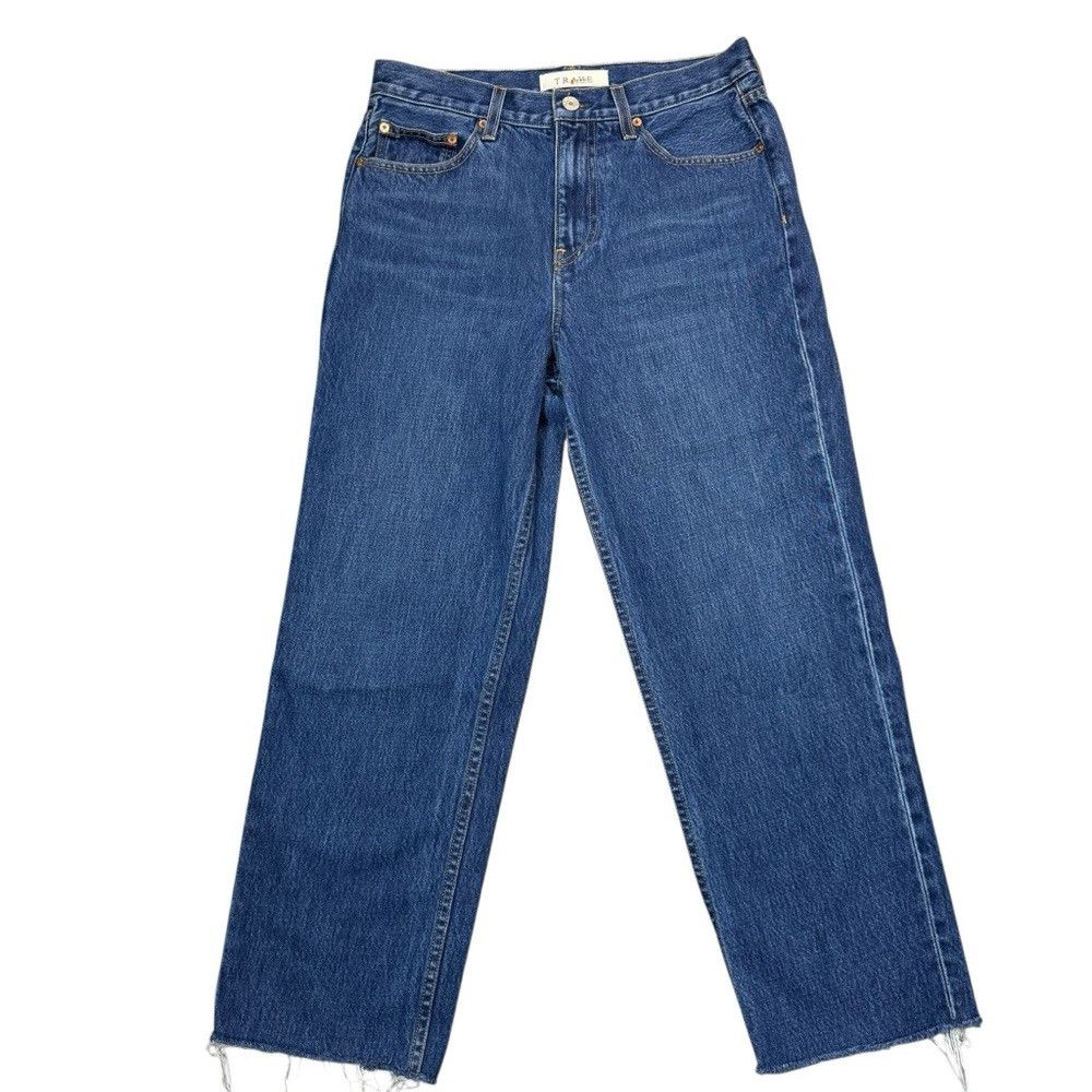 Other TRAVE Vivienne Cropped Straight-Leg Jeans In Borrowed Time Size 28" / US 6 / IT 42 - 3 Thumbnail