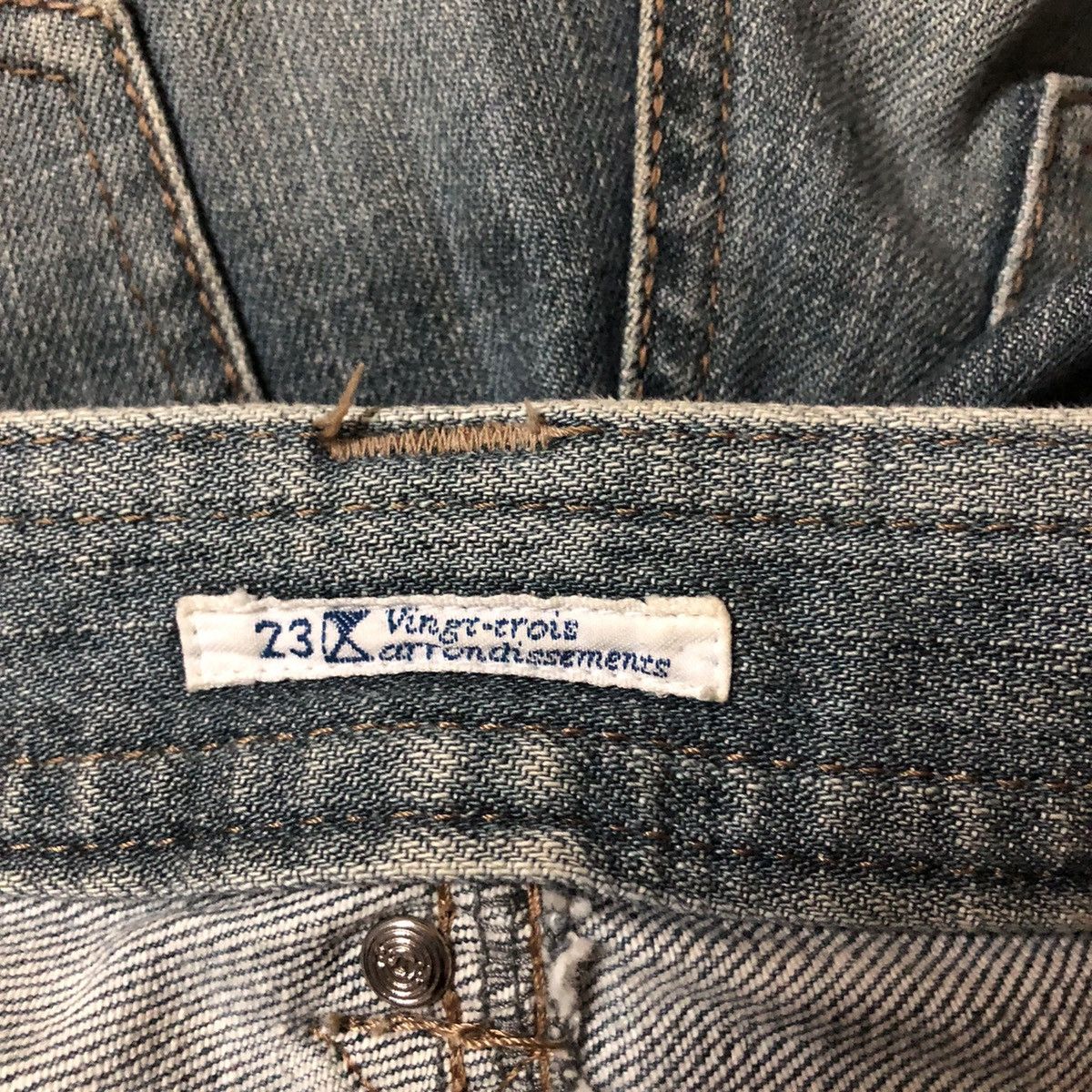 Japanese Brand Ving- trois Flare Denim pants Size US 31 - 3 Thumbnail