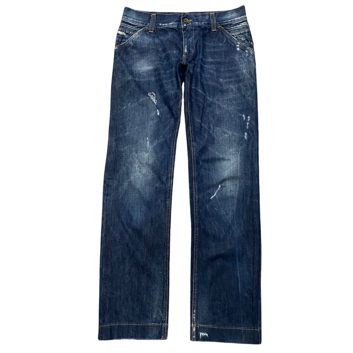 Dolce & Gabbana Vintage Dolce & Gabbana Distressed Jeans Size US 31 - 2 Thumbnail