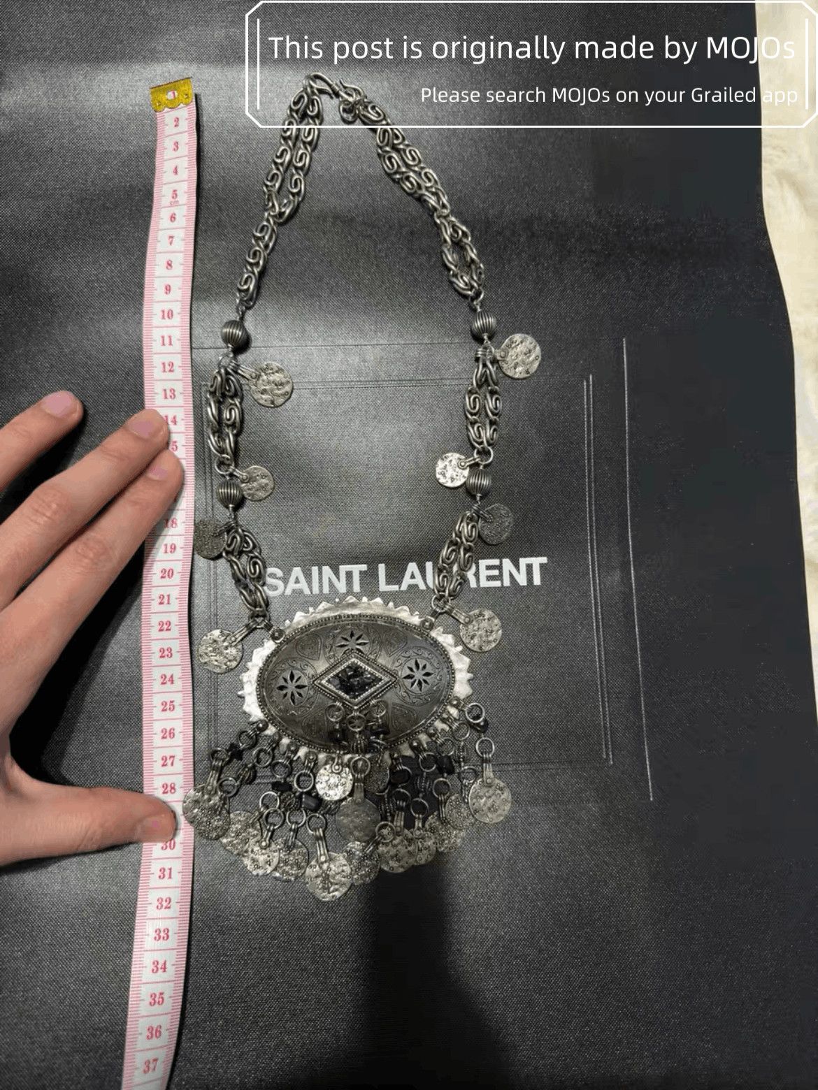 Saint Laurent Paris Saint Laurent Paris Ethical Style Jewel & Pandent Necklace Size ONE SIZE - 8 Thumbnail
