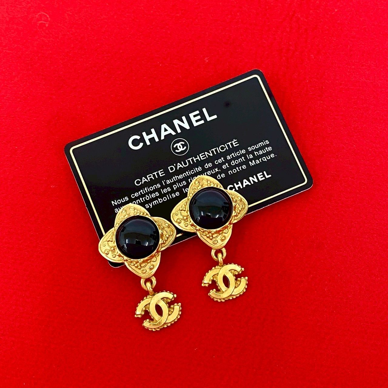Chanel Chanel Chanel Coco Mark Earrings Metal Earrings 96A DUTY FREE for USA Size ONE SIZE - 1 Thumbnail