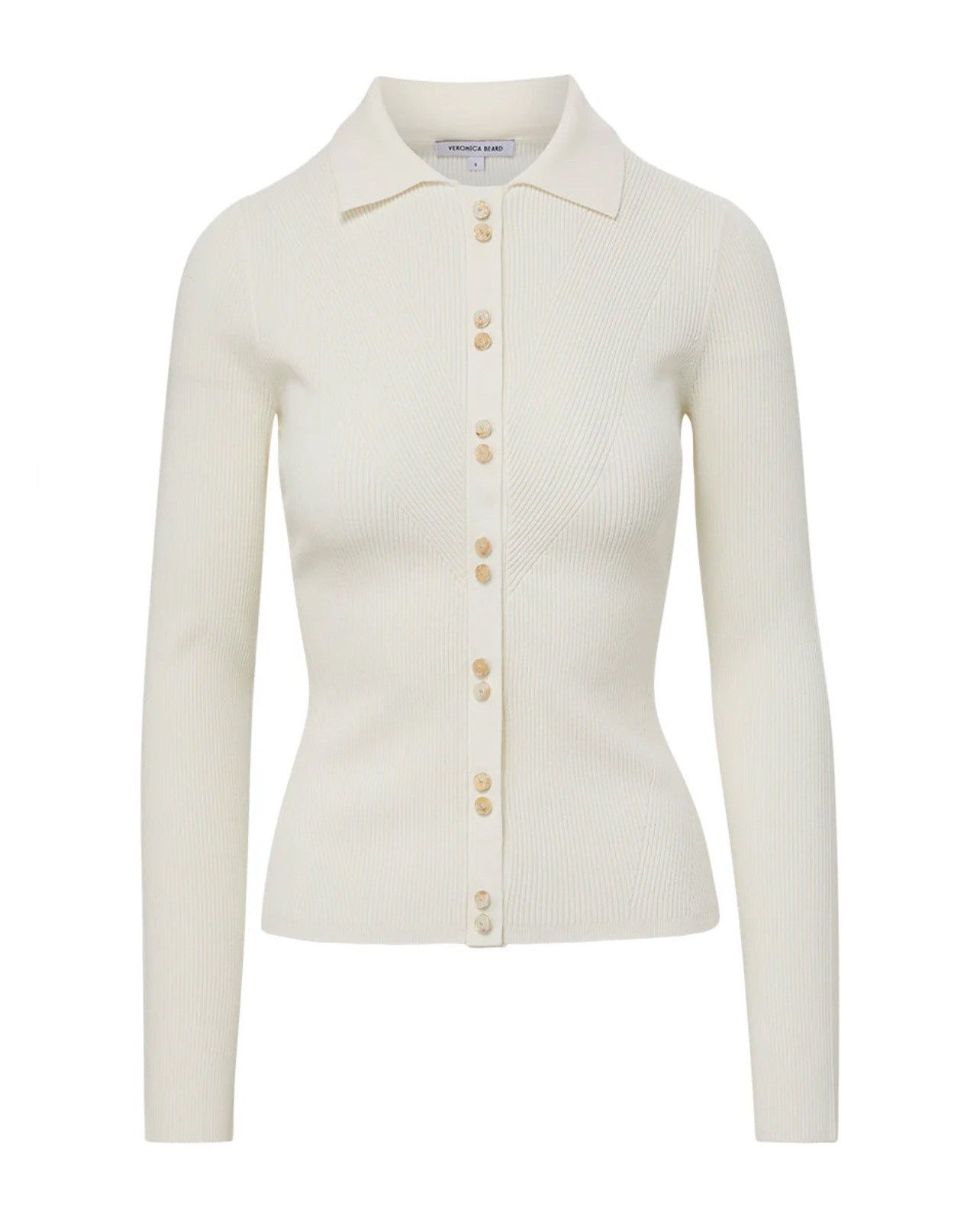 Veronica Beard Veronica Beard Aviva Ribbed Cardigan size XS Size XS / US 0-2 / IT 36-38 - 1 Thumbnail