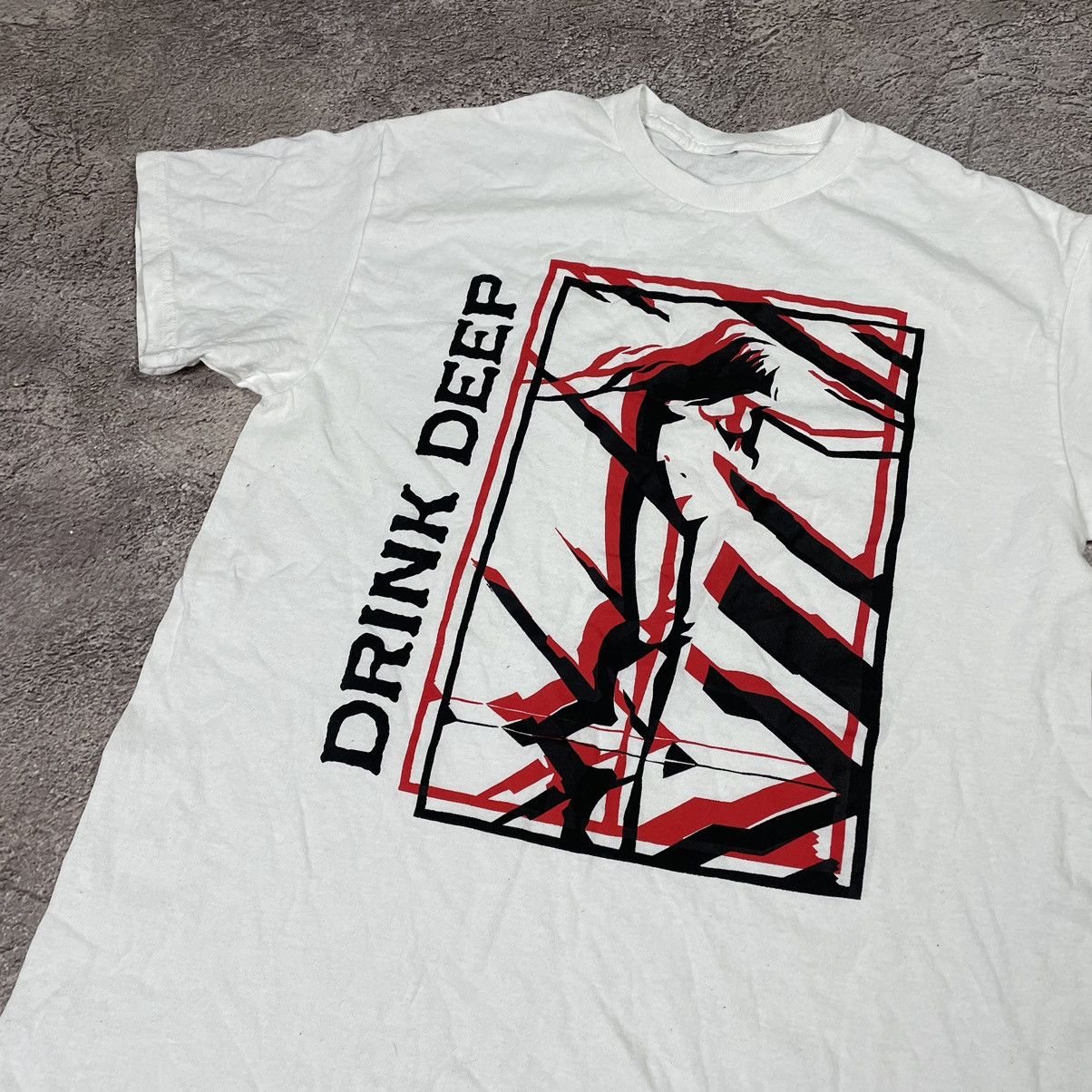 Band Tees Vintage Y2K Tee Drink Deep Dead Face 666 Devil M Size US M / EU 48-50 / 2 - 4 Thumbnail