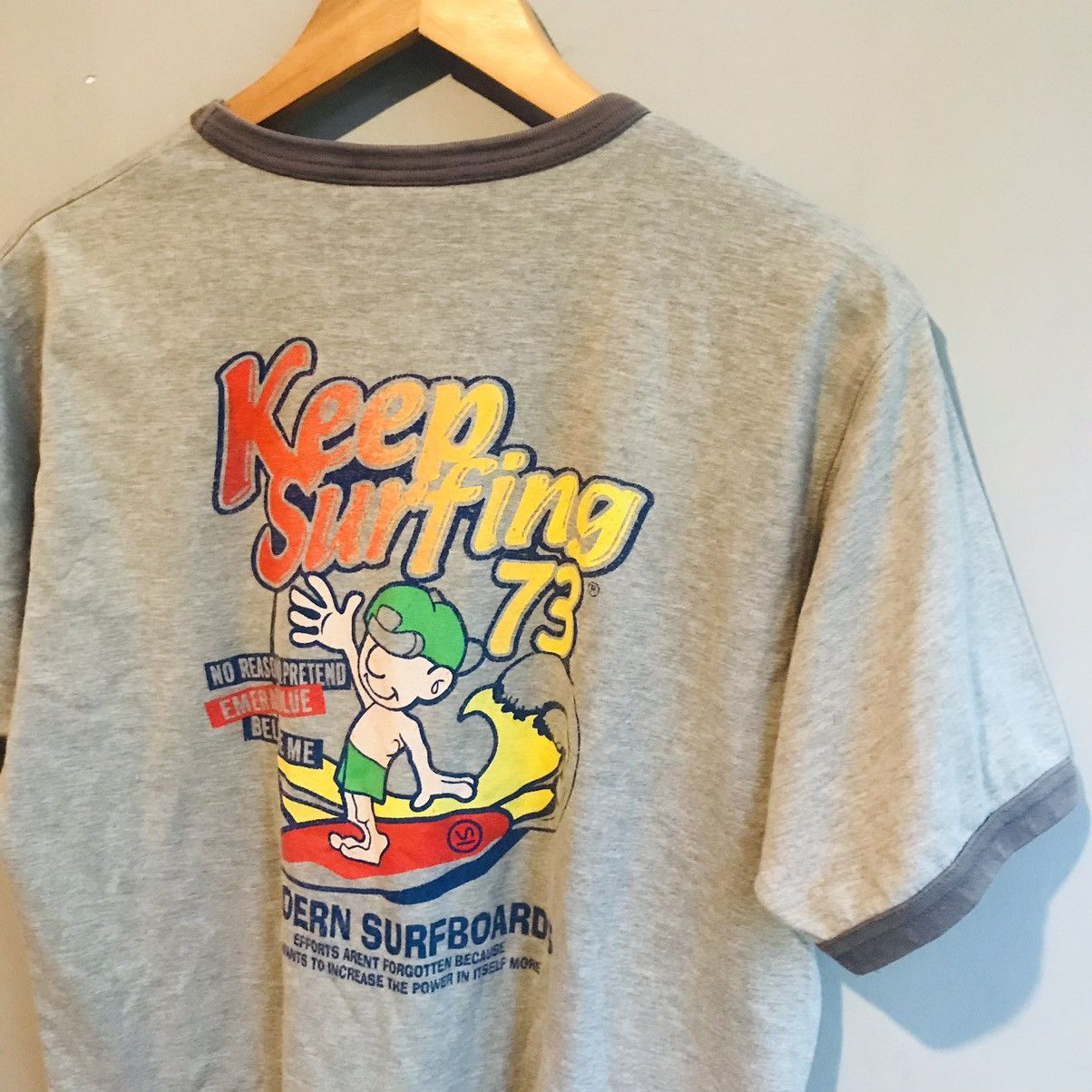 Vintage Vintage Surfing Ringer Size US L / EU 52-54 / 3 - 6 Thumbnail