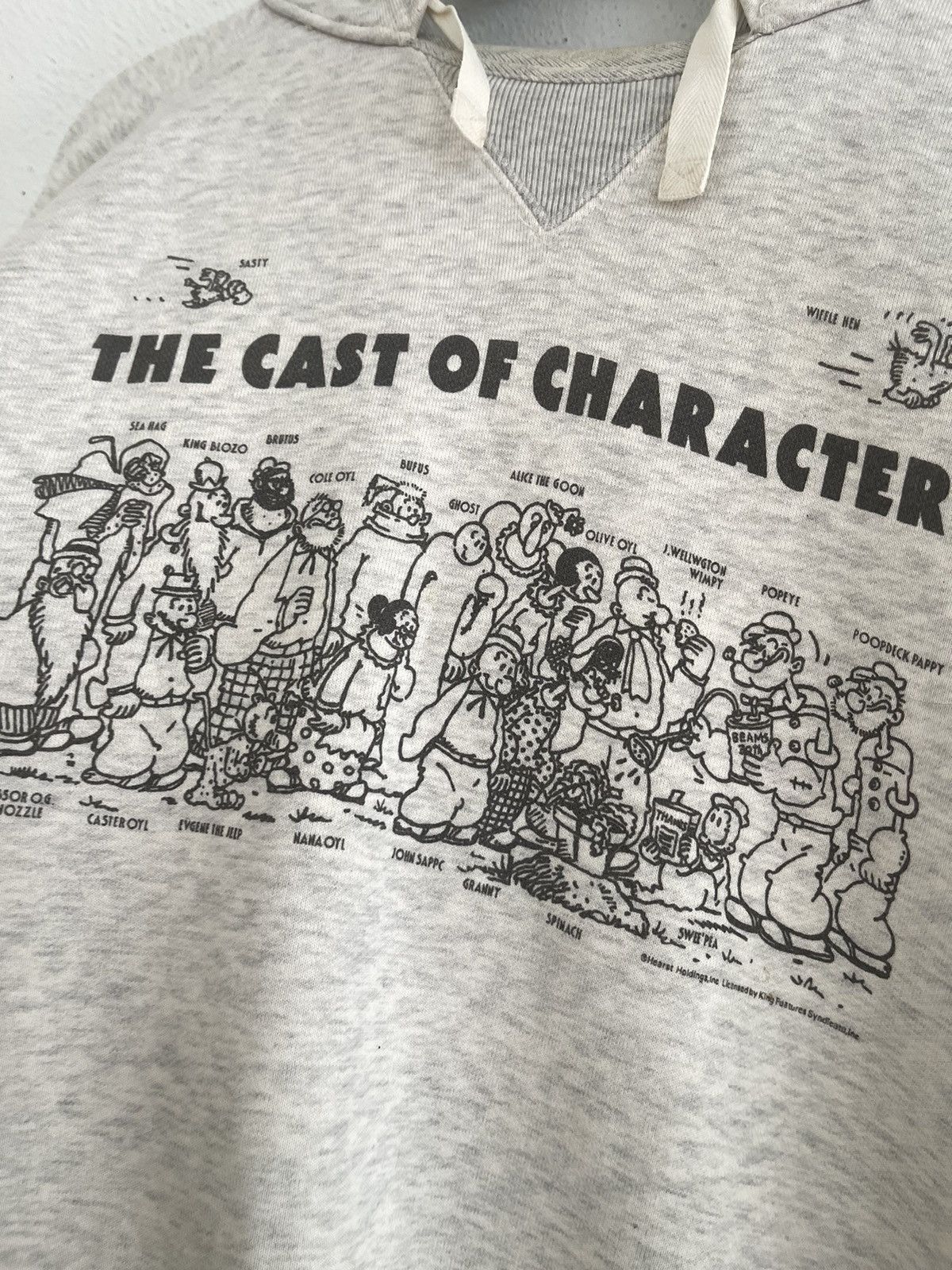 Vintage Vintage Popeye Cast of Characters Hoodie Size US L / EU 52-54 / 3 - 4 Thumbnail