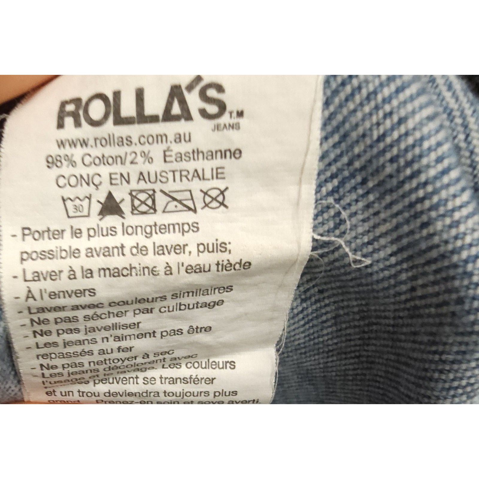 Other ROLLA'S HIGHWAY OVERALL HIGH WAIST FLARE DENIM DUNGAREES Size 25" / US 0 / IT 36 - 11 Thumbnail