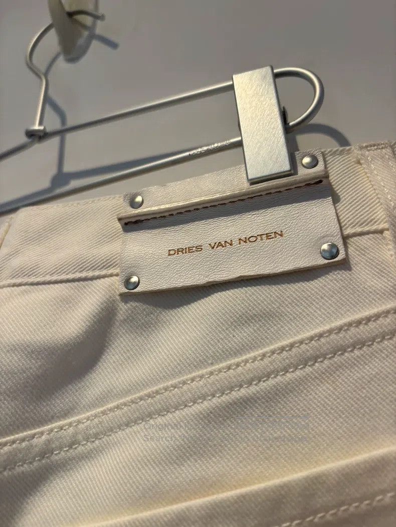 Dries Van Noten Dries Van Noten white jeans Size 26" / US 2 / IT 38 - 6 Thumbnail
