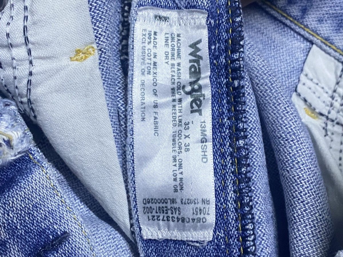 Sandro × Wrangler Vintage Wrangler George Strait Blue Wash Jeans Size US 34 / EU 50 - 17 Thumbnail