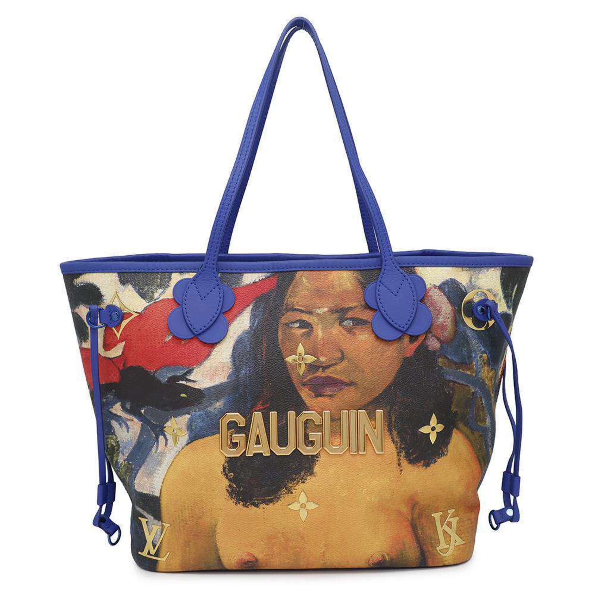 Louis Vuitton Tote Bag Monogram Cerruty Masters Collection Gauguin Neverfull Mm M43359 in Blue, Women's