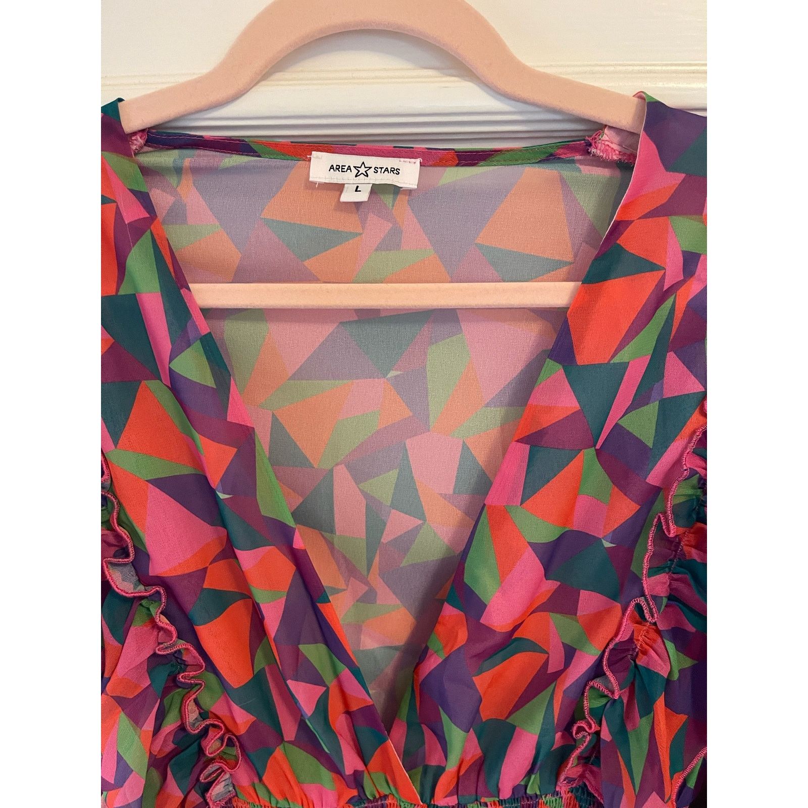 REVOLVE Area Stars, Multi-Colored Maxi Dress, NWT, Size: Large Size L / US 10 / IT 46 - 4 Thumbnail