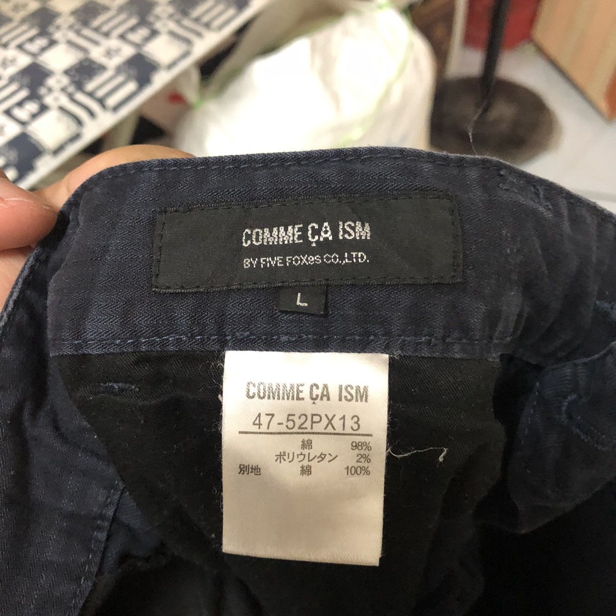 Comme Ca Ism DL Comme Ca Ism checkered Cargo Multipocket Pants #C644 Size US 32 / EU 48 - 20 Thumbnail