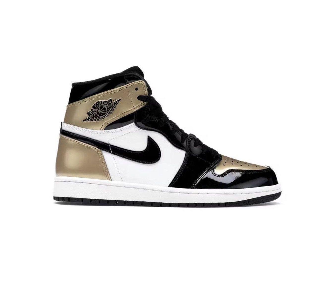 Jordan Brand Jordan 1 Patent Gold Toe Size US 10.5 / EU 43-44 - 1 Thumbnail