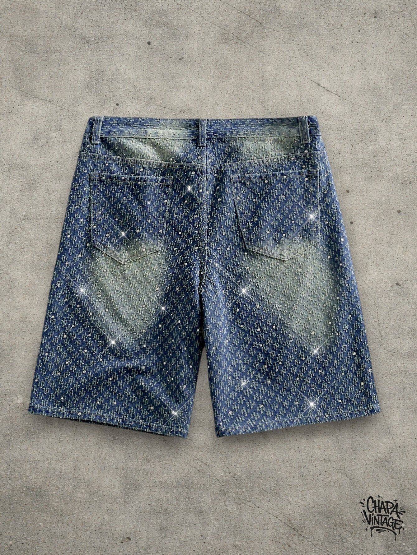 Vintage Diamond jeans shorts Size US 32 / EU 48 - 4 Thumbnail