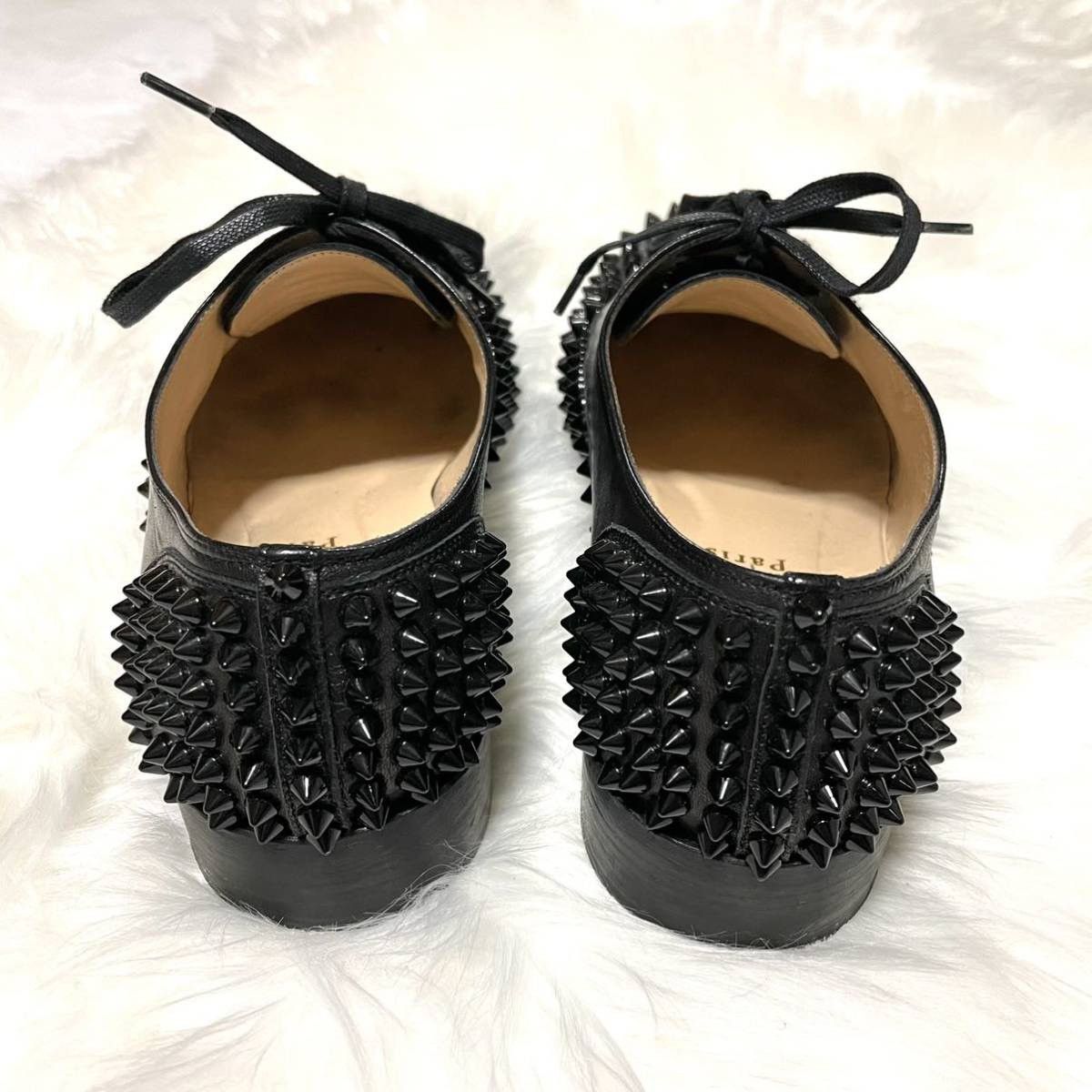 Christian Louboutin Authentic Christian Louboutin Freddie Studded Lace-Up Shoes Size US 7.5 / EU 40-41 - 8 Thumbnail