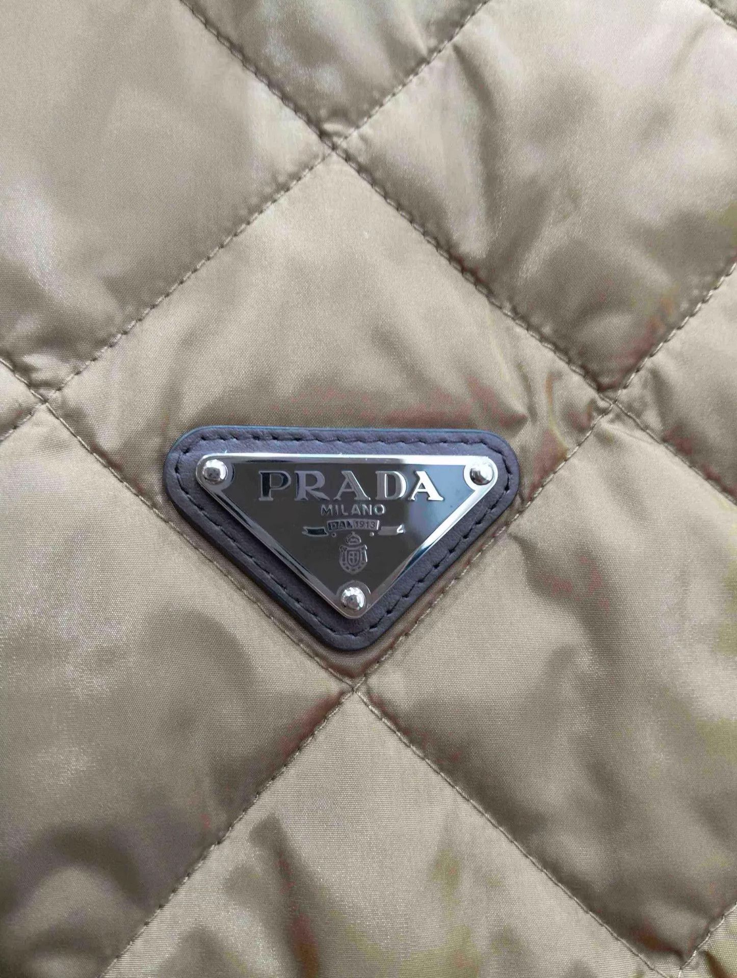 Prada Prada Triangle Logo Short Light Cotton Jacket 38 Size XS / US 0-2 / IT 36-38 - 7 Thumbnail
