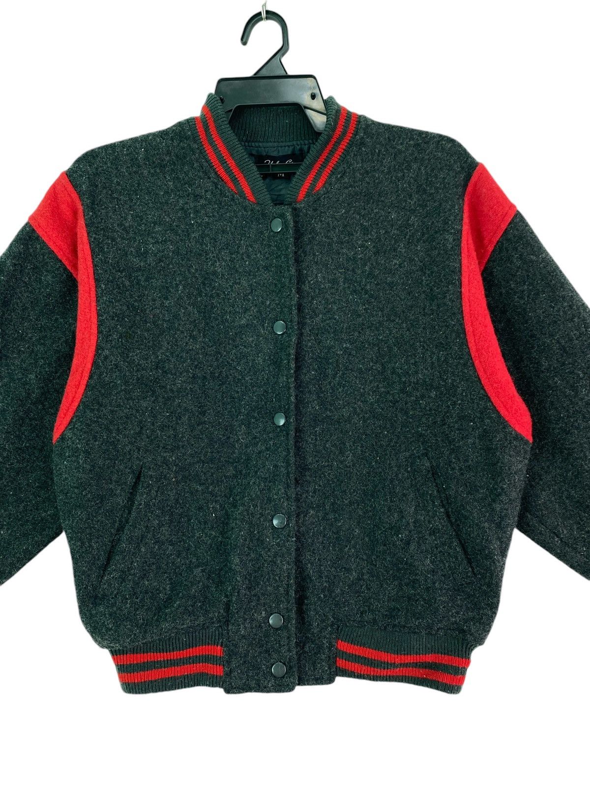Vintage Vtg 90s Urban City raglan varsity wool jacket Size US M / EU 48-50 / 2 - 2 Thumbnail