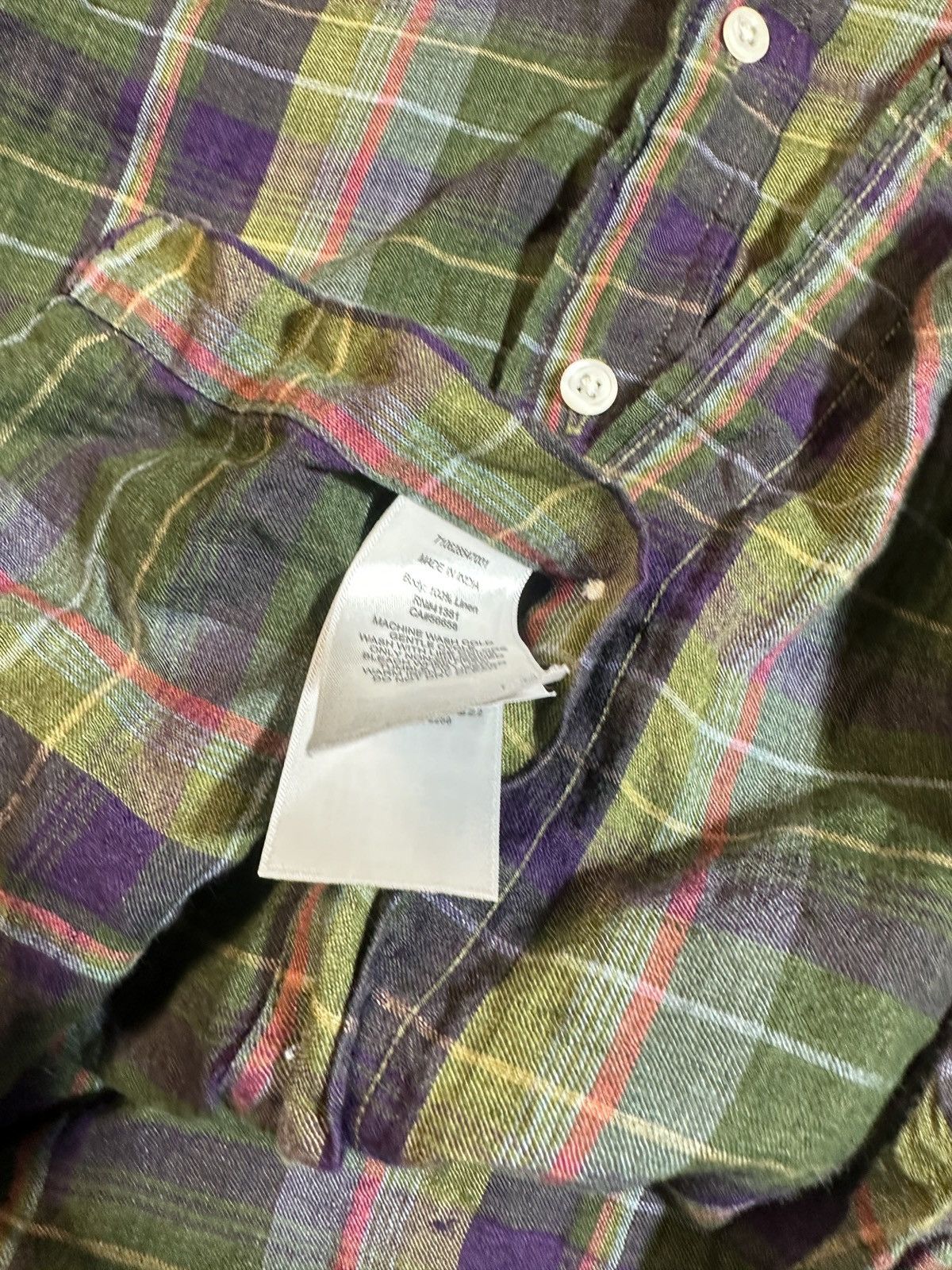 Flannel × Polo Ralph Lauren Polo Ralph Lauren Flannel Shirt Streetwear casual style VTg Size US L / EU 52-54 / 3 - 3 Thumbnail