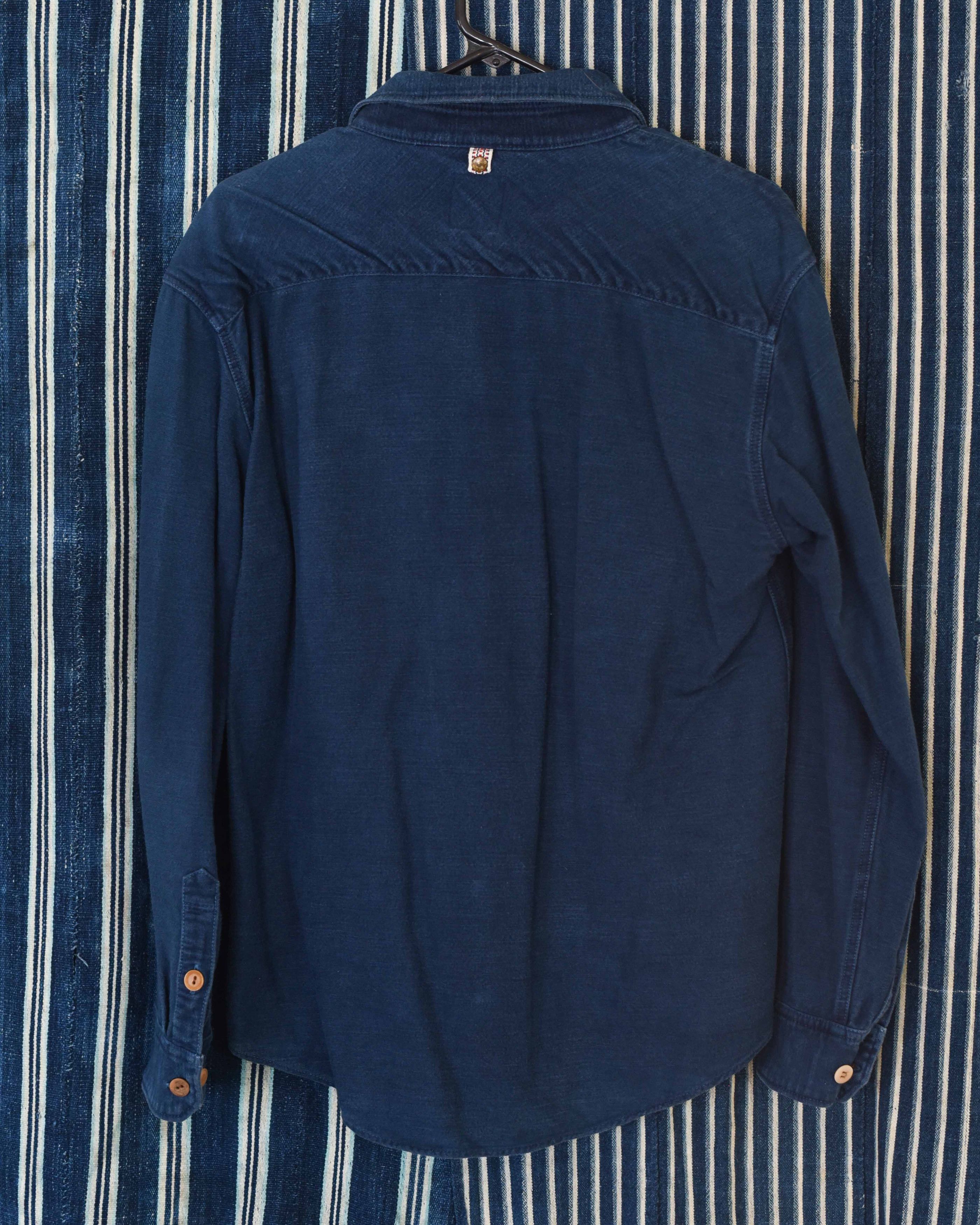 Visvim Visvim Black Elk Flannel Indigo Blue - Size 2 Medium Size US M / EU 48-50 / 2 - 6 Thumbnail