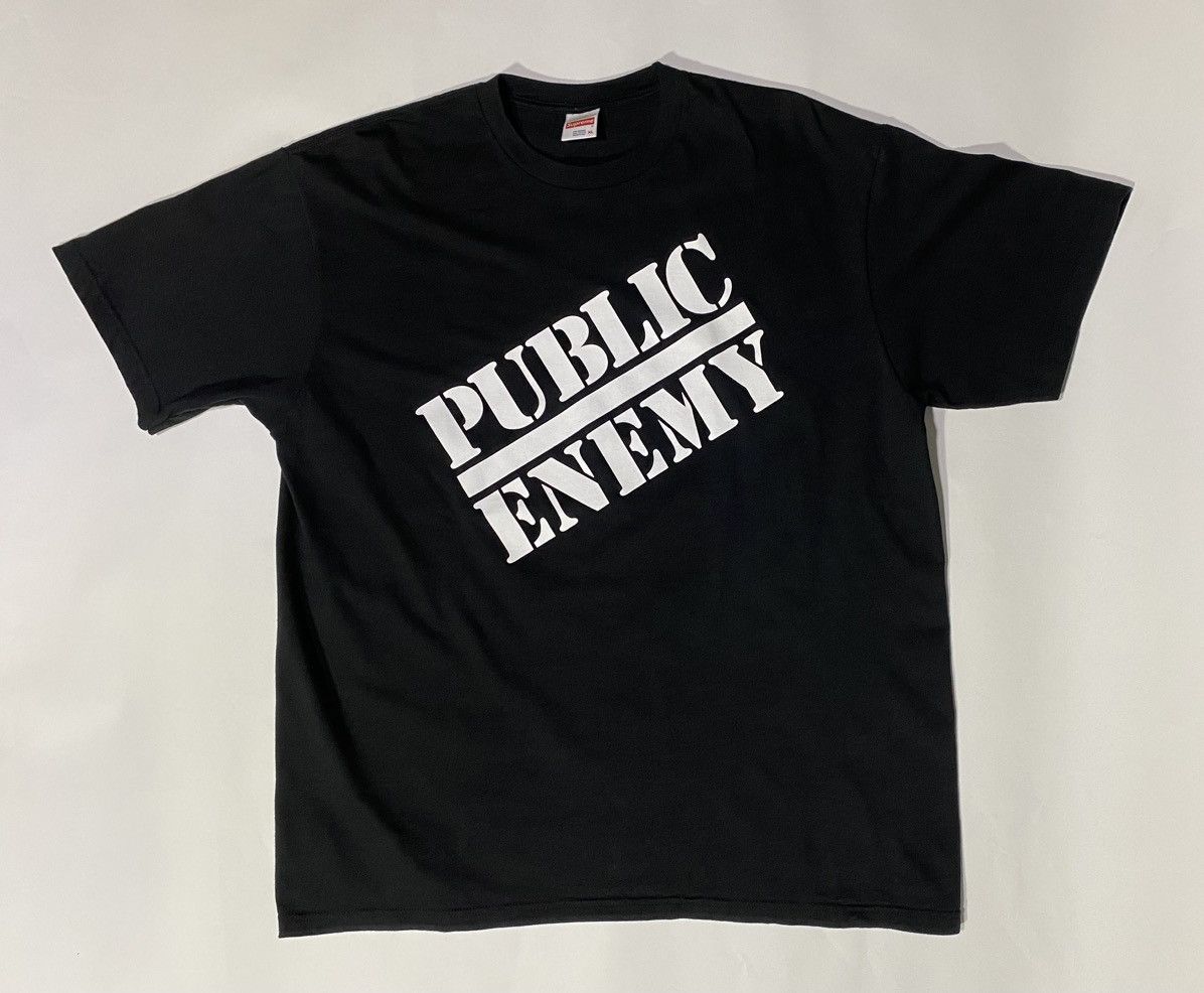 image of Supreme Undercover Public Enemy Tee 2018 (Size Xl) in Black, Men's