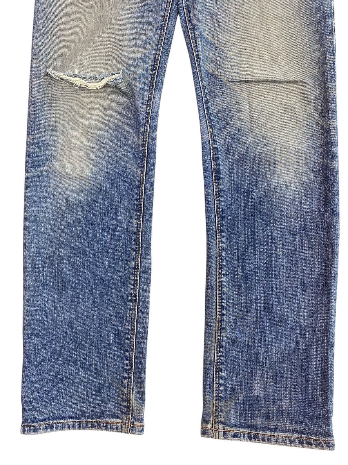 Edwin Edwin 503 Whiskers Faded Wash Style Ripped Jeans Size US 28 / EU 44 - 9 Thumbnail