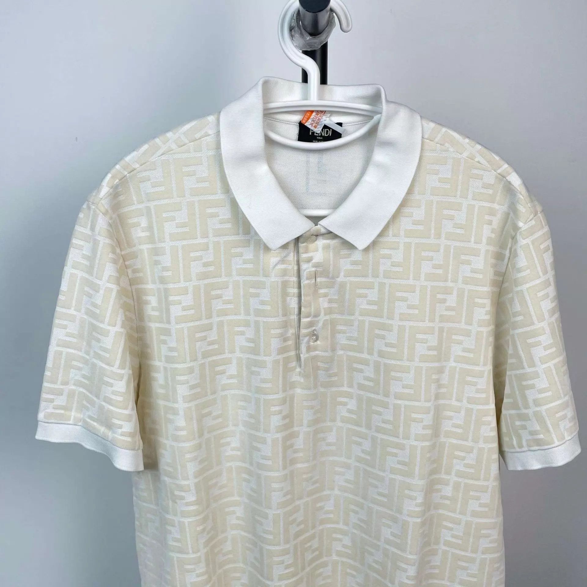 Fendi Fendi 97 New white print short sleeve XL Size XL / US 12-14 / IT 48-50 - 8 Thumbnail