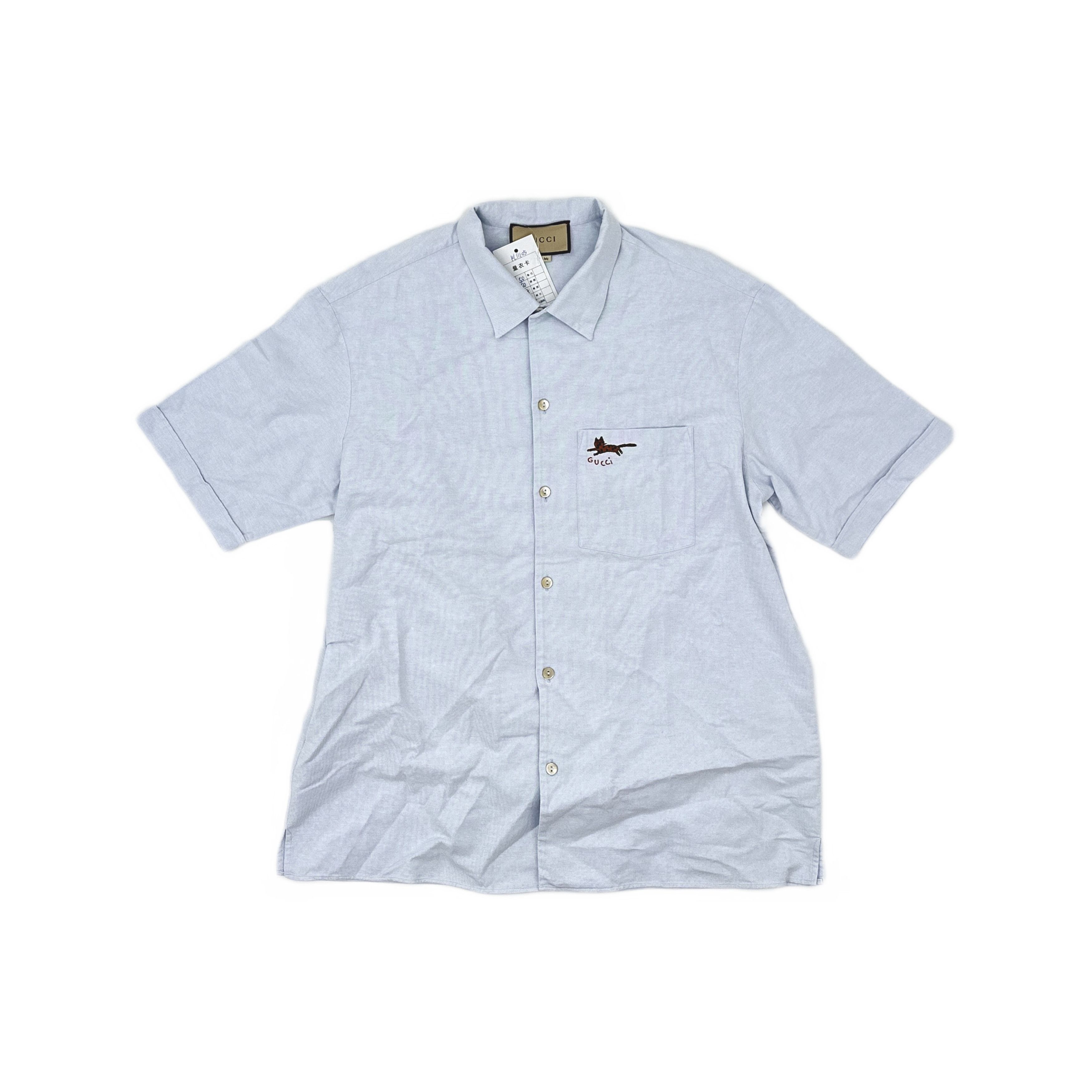 Gucci Gucci Animal Embroidery Shirt Size M Size US M / EU 48-50 / 2 - 1 Thumbnail