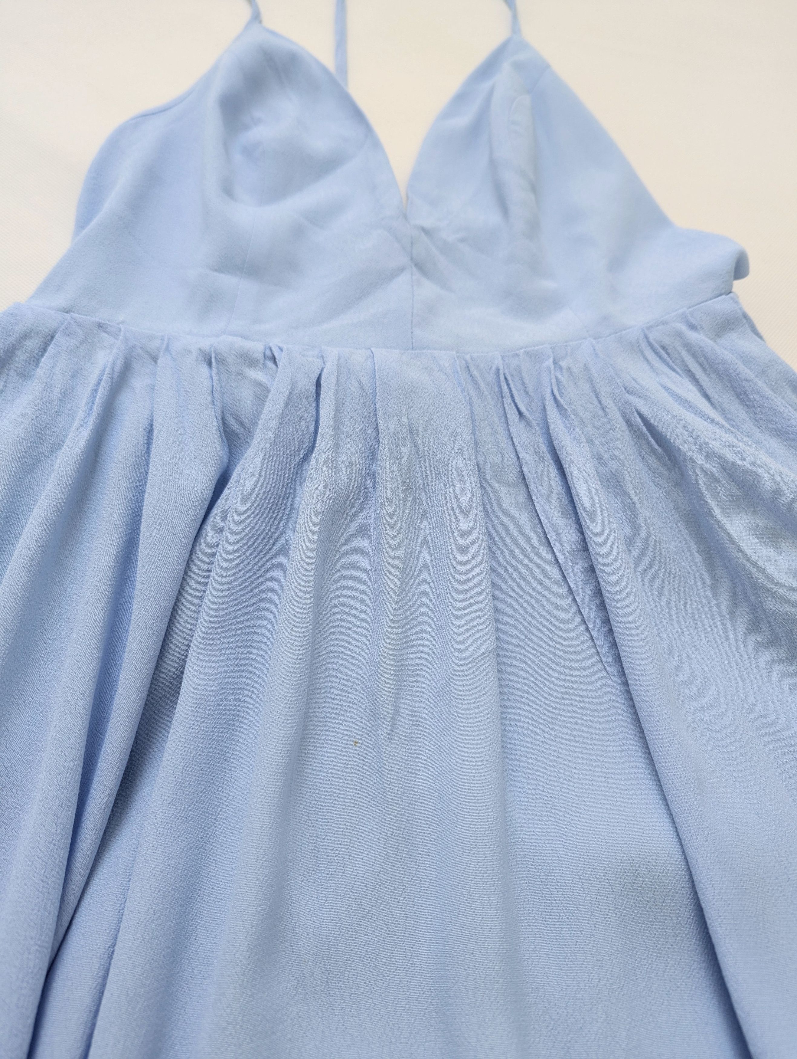 NBD Light blue backless NBD mini dress flared side zipper y2k Size M / US 6-8 / IT 42-44 - 3 Thumbnail