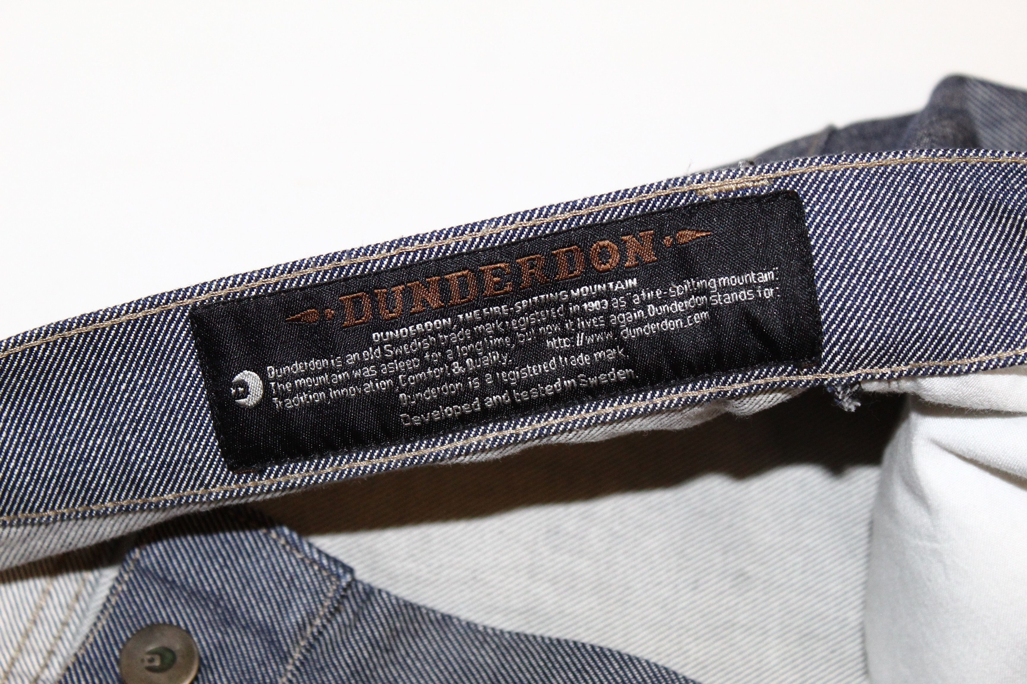 Dunderdon Dunderdon Raw Denim 21oz Straight Leg Work Jeans Size US 30 / EU 46 - 8 Thumbnail