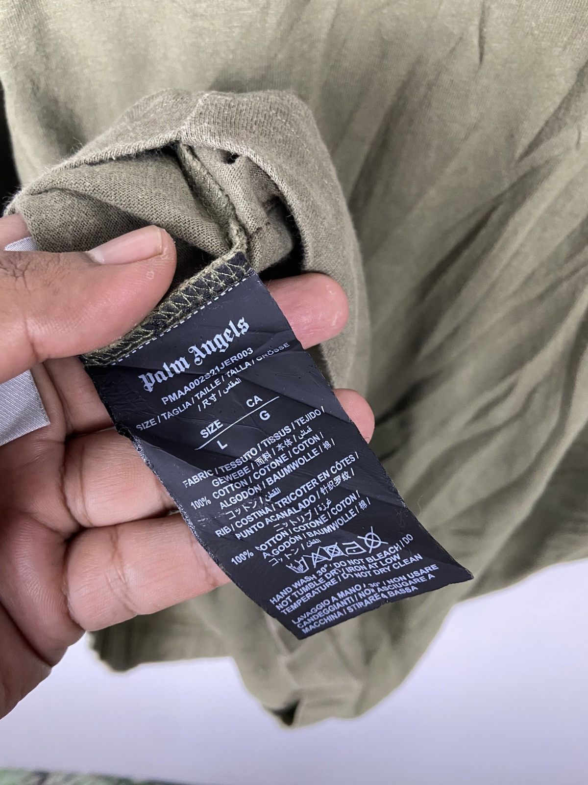 Palm Angels PALM ANGEL BIG LOGO Size US L / EU 52-54 / 3 - 4 Thumbnail