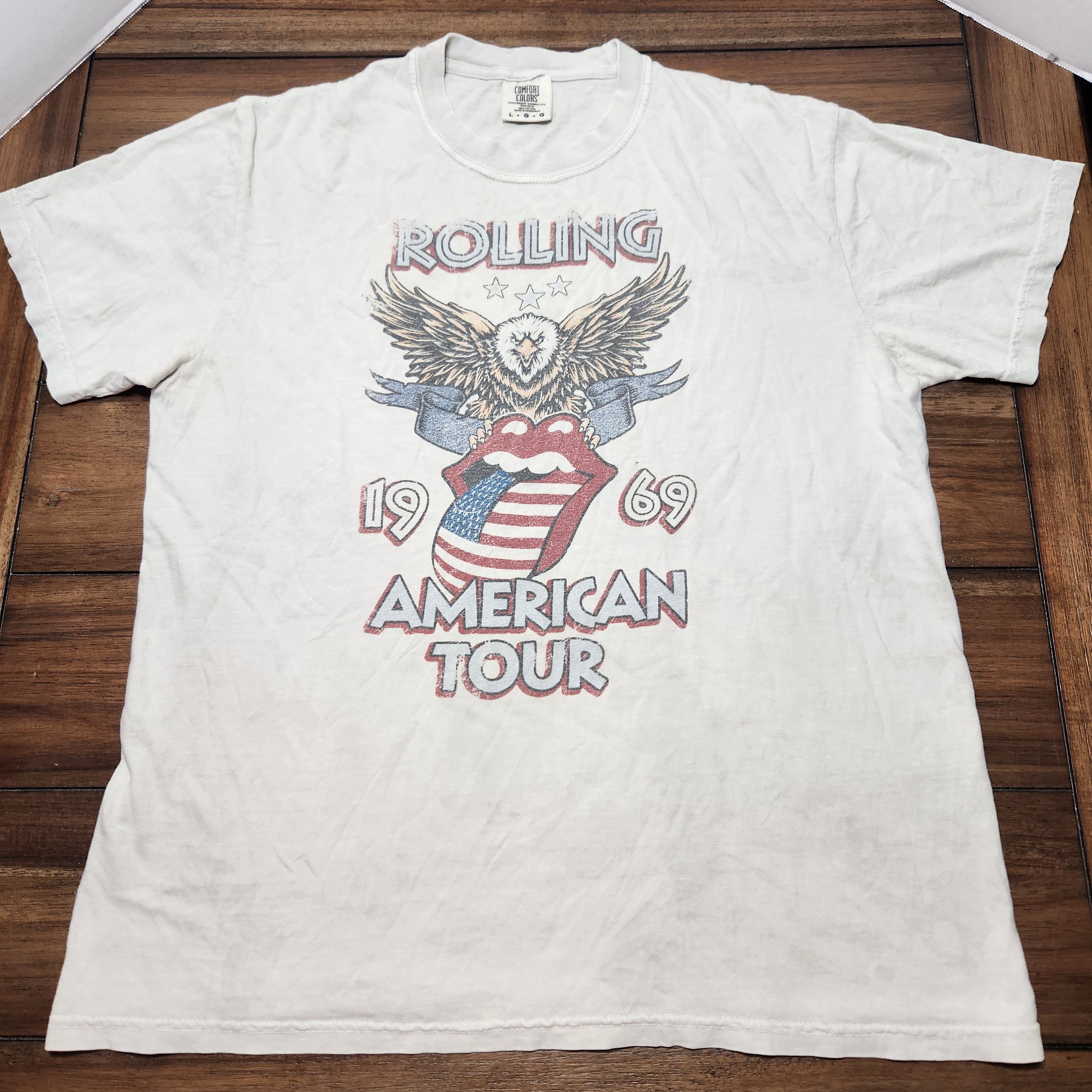 Other Comfort Colors Rolling Stone 1969 American Tour Lg Size US L / EU 52-54 / 3 - 1 Thumbnail