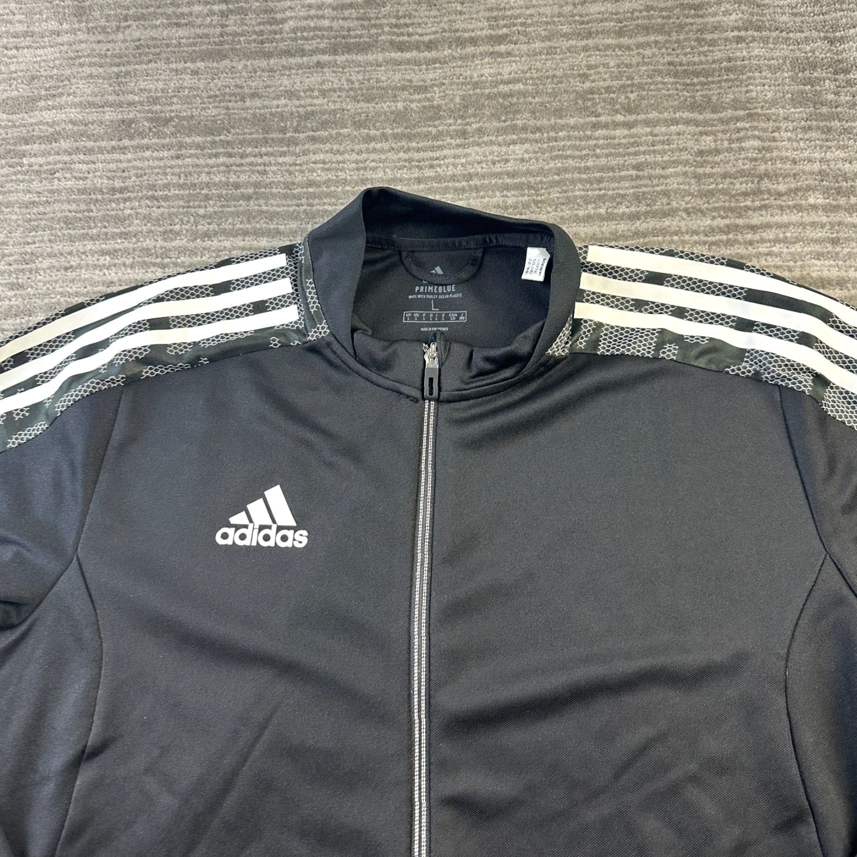 Adidas Adidas Jacket Mens Large Black Condivo 21 Training Primeblue Track Size US L / EU 52-54 / 3 - 3 Thumbnail