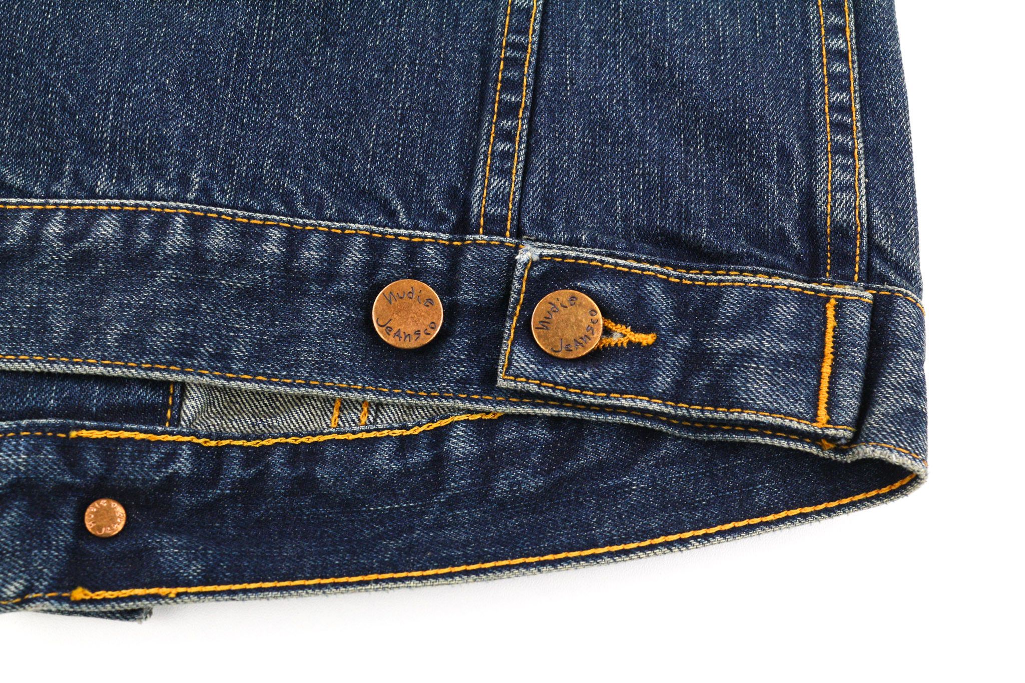 Nudie Jeans BILLY XS Blue Friend Organic Polo Washed Jacket 81941 Size US XS / EU 42 / 0 - 7 Thumbnail