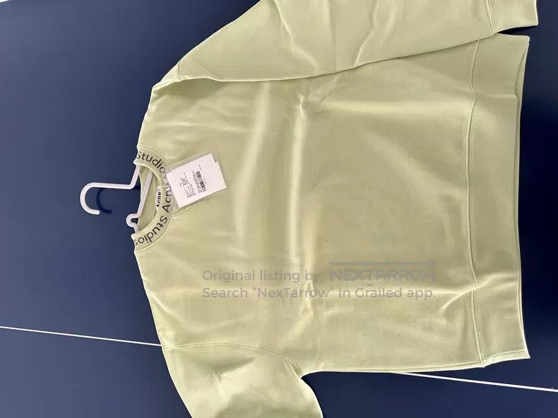 Acne Studios Acne Studios Pale Green Fleece Hoodie Size US XS / EU 42 / 0 - 2 Thumbnail