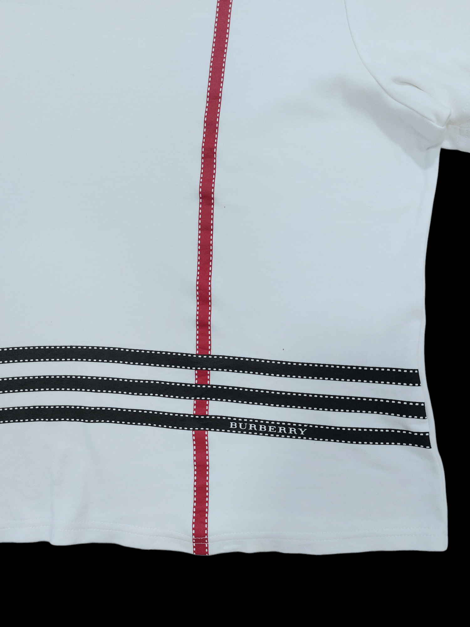Burberry Burberry Line Crossing Short Sleeve T-Shirt Size S / US 4 / IT 40 - 4 Thumbnail